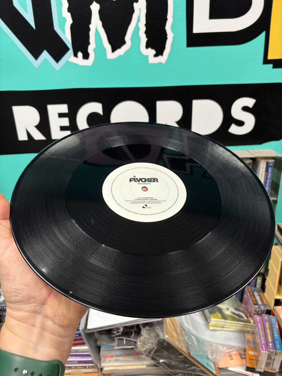 Sheridan: Fatz Theme/Flycker, 12inch, 1st pressing, Joia Records, Sweden 2006