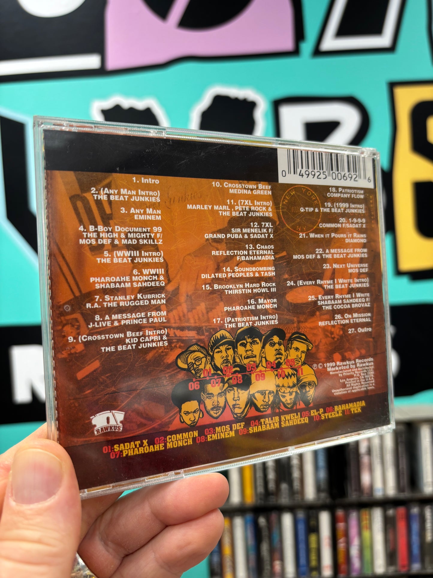 Rawkus Presents Soundbombing II, CD, 1st pressing, Mixed, Rawkus, US 1999