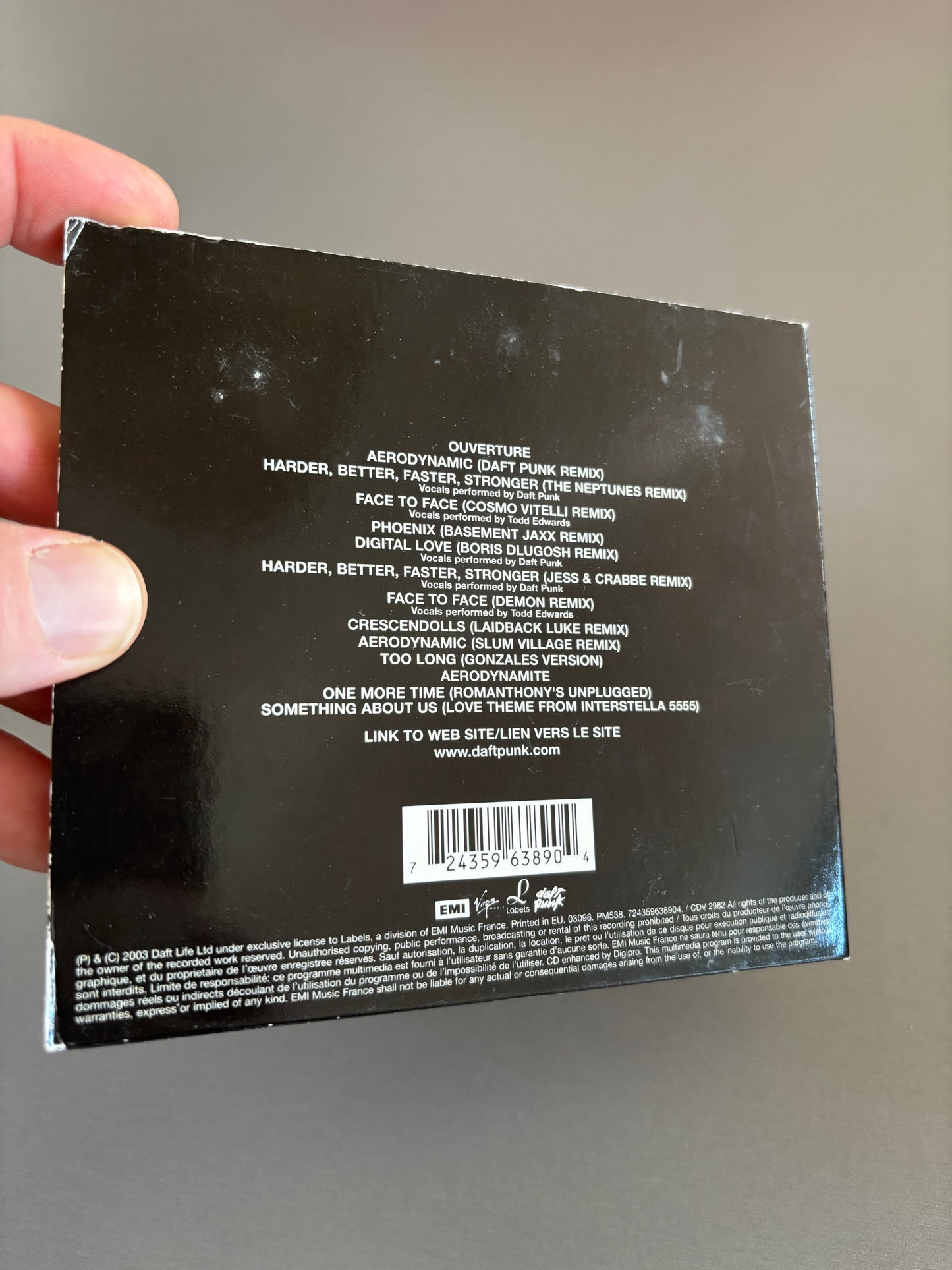 Daft Punk: Daft Club, CD, compilation, enhanced, digipak, Labels, Virgin, Europe 2003