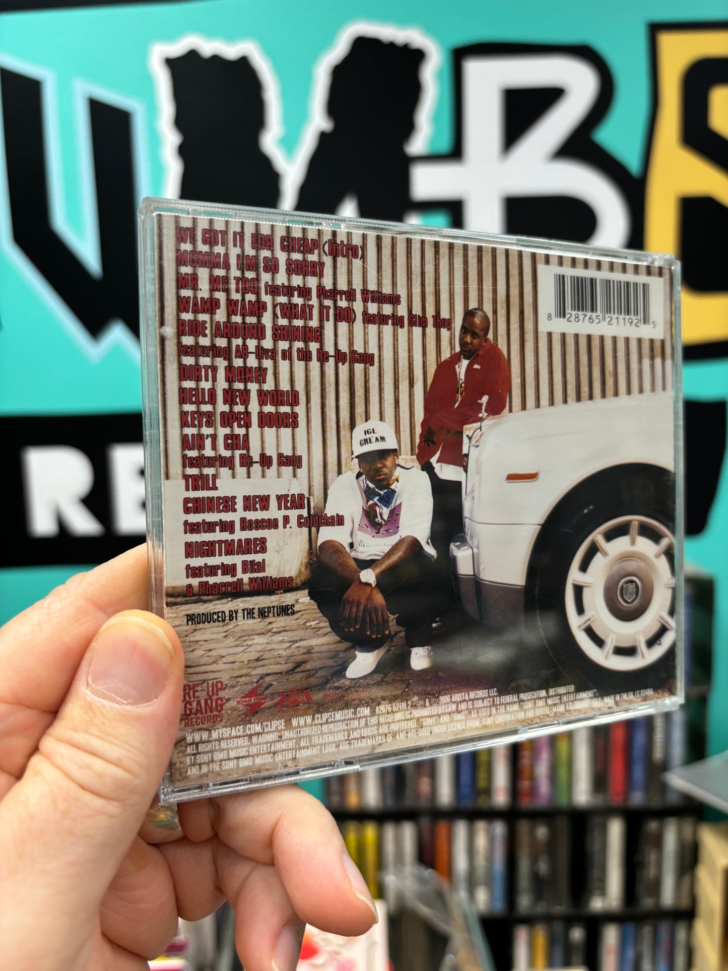 Clipse: Hell Hath No Fury, CD, Re-Up Gang Records, Star Trak Entertainment, Zomba Label Group, Sony BMG Music Entertainment, Europe 2006