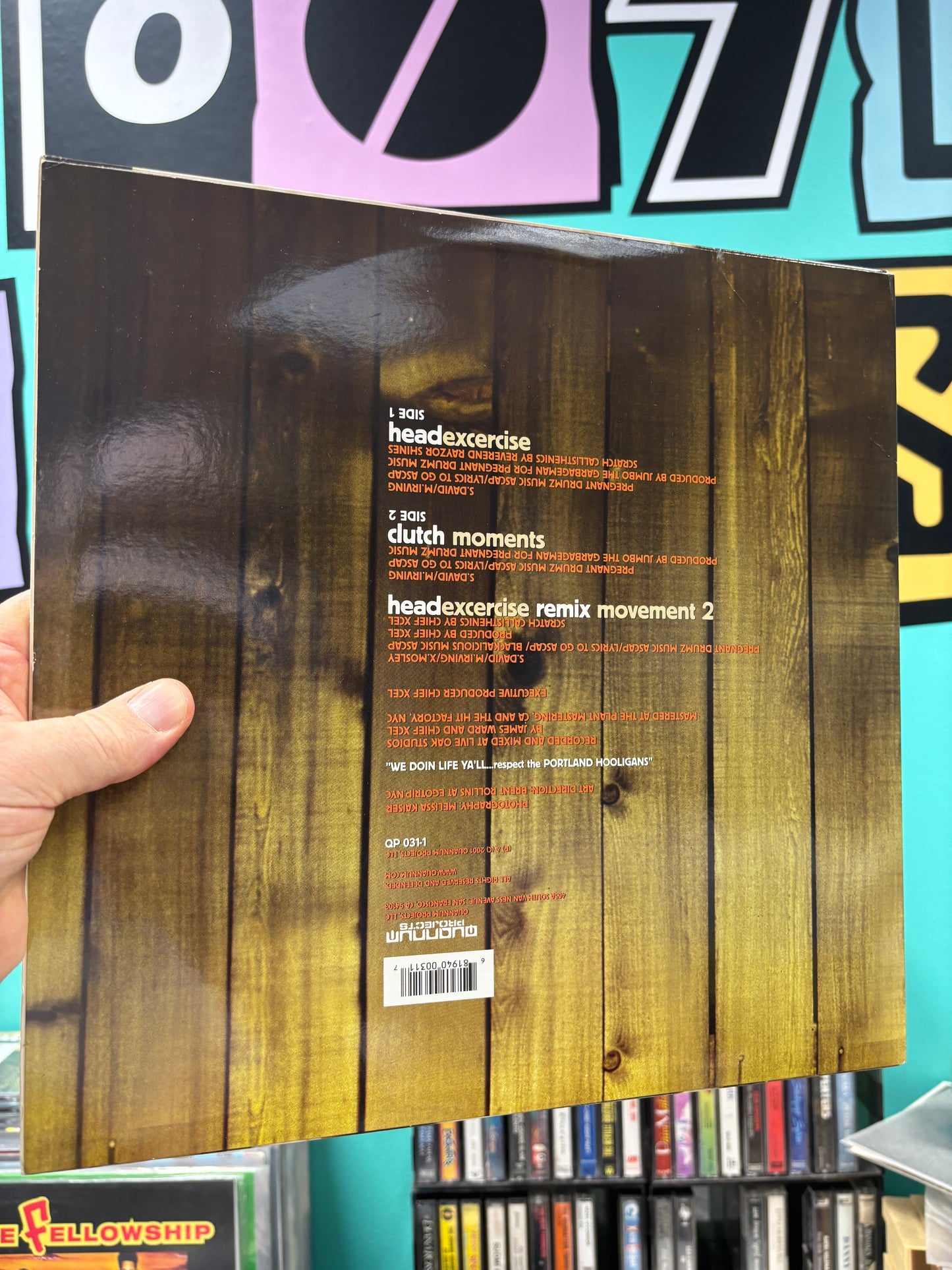 Lifesavas: Head Excercise, 12inch, Only pressing, Quannum Projects, US 2001