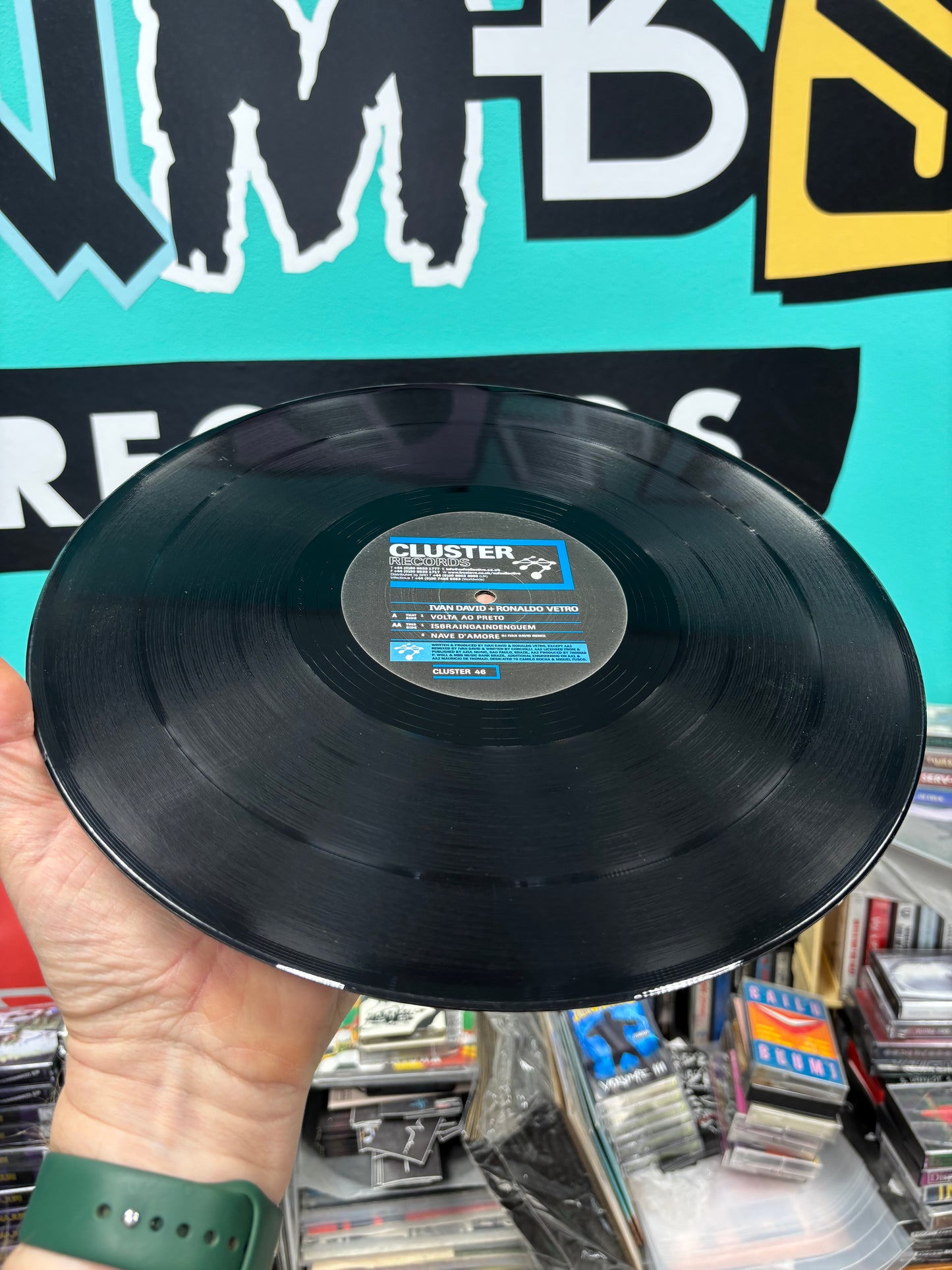 Ivan David + Ronaldo Vetro: Volta Ao Preto, 12inch, Only pressing, Cluster Records, UK 2001