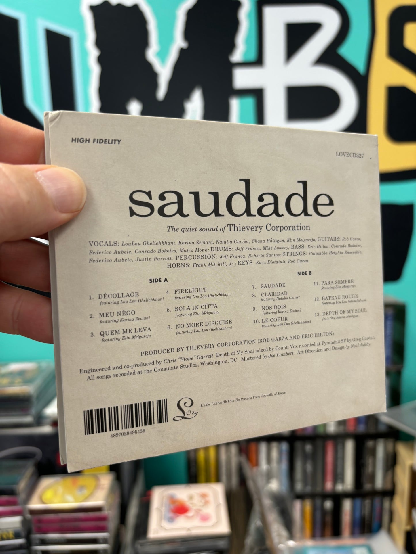 Thievery Corporation: Saudade, CD, Love Da Records, Hong Kong 2014