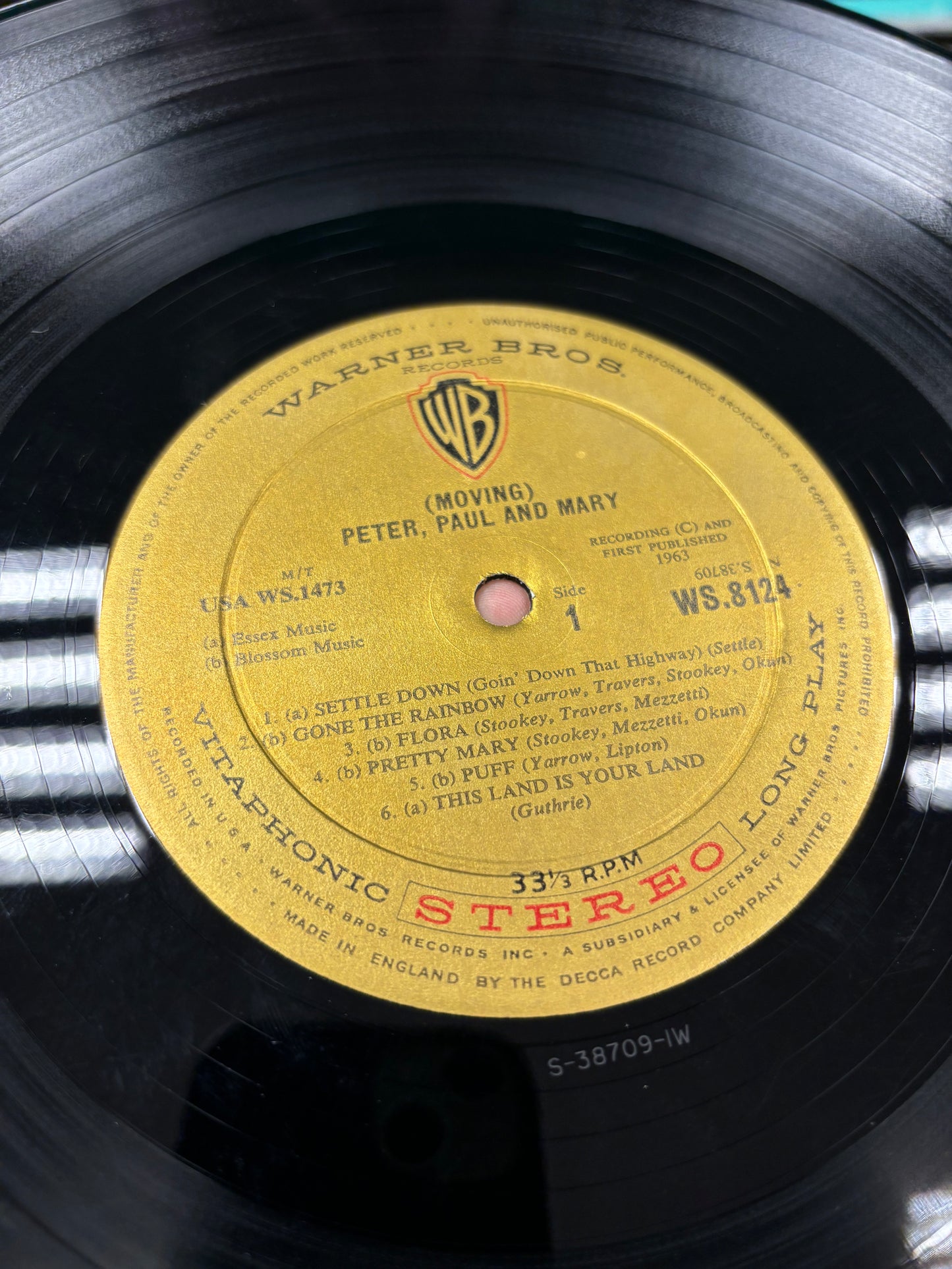 Peter, Paul & Mary: (Moving), LP, UK 1963