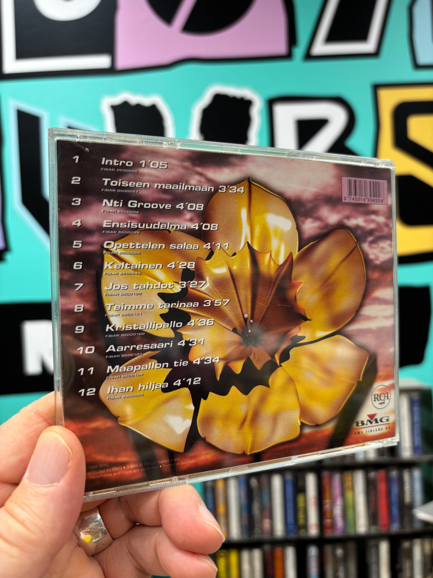 Aikakone: Toiseen Maailmaan, CD, RCA, BMG Finland Oy, Finland 1996