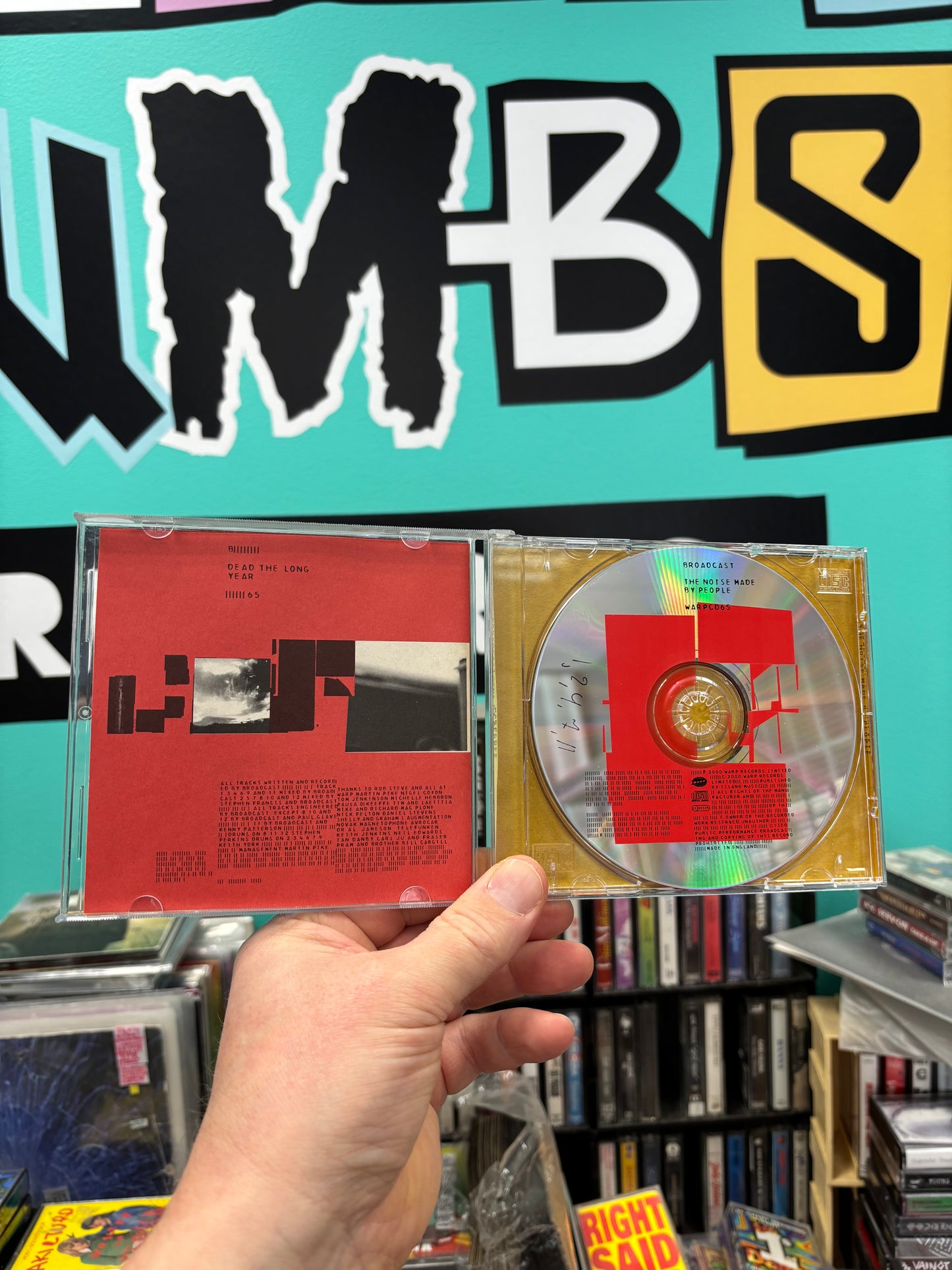 Broadcast: The Noise Made By People, CD, 1st pressing, Warp Records, UK 2000