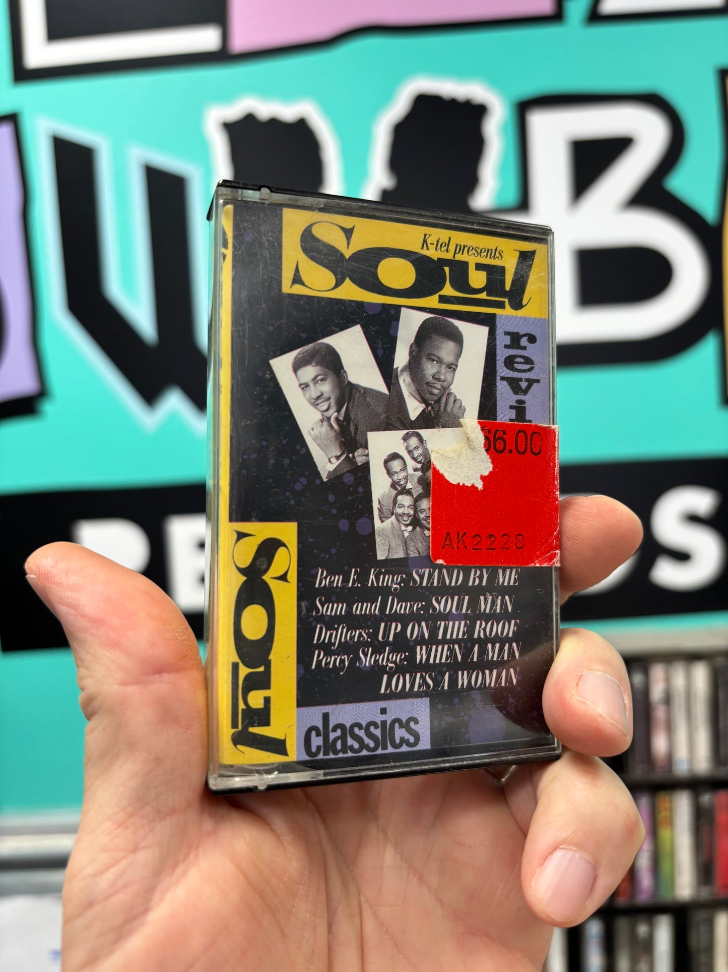 K-tel presents Soul Classics, cassette, K-tel, Finland 1987