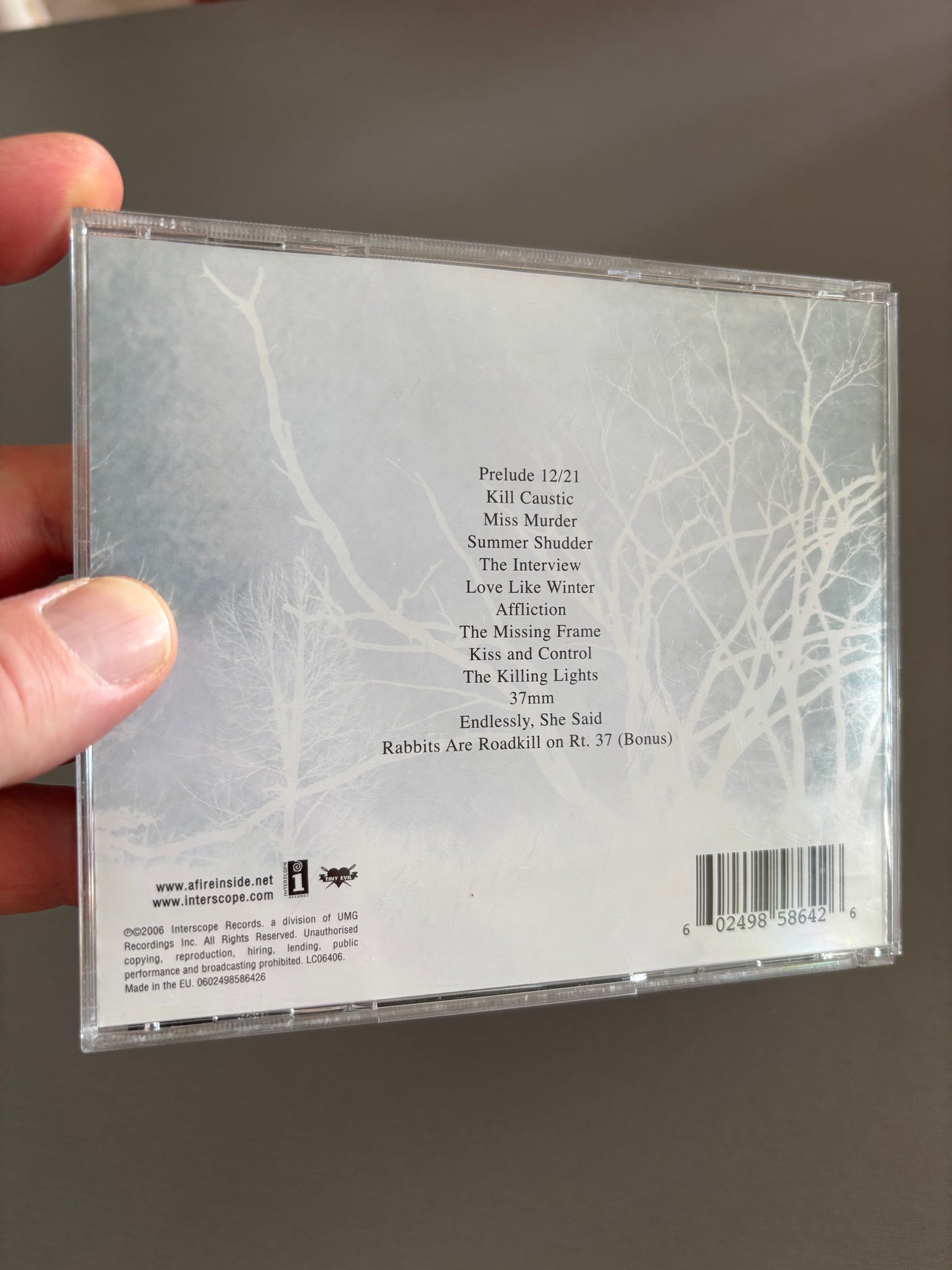 AFI: Decemberunderground, CD, Interscope Records, Tiny Evil, Europe 2006