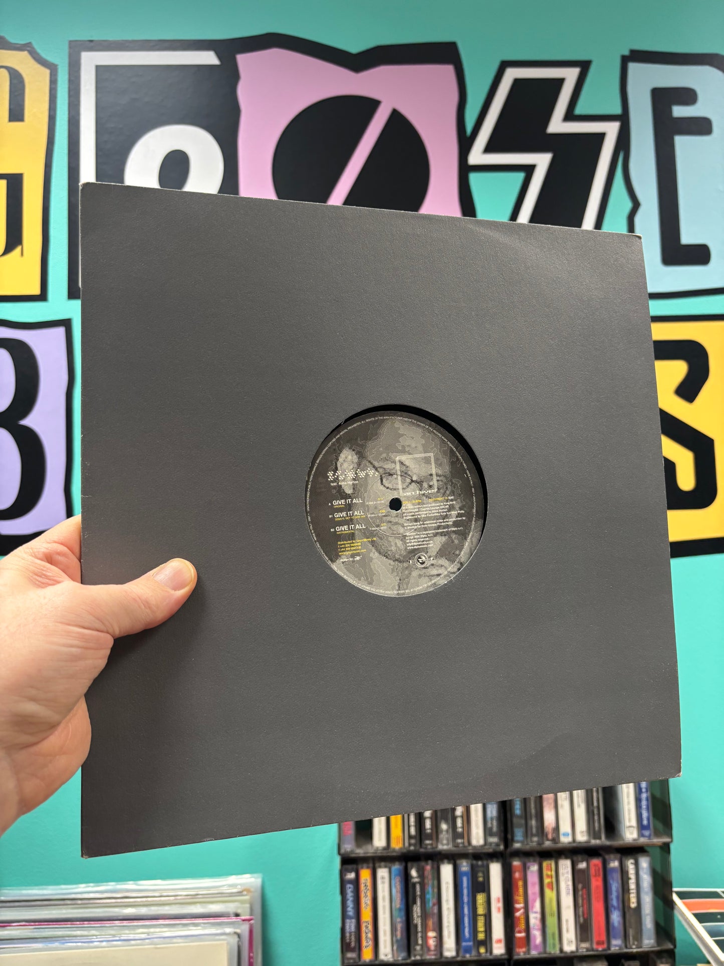 Scuba & Alma Horton: Give It All, 12inch, Only official pressing, Archive, Italy 2002