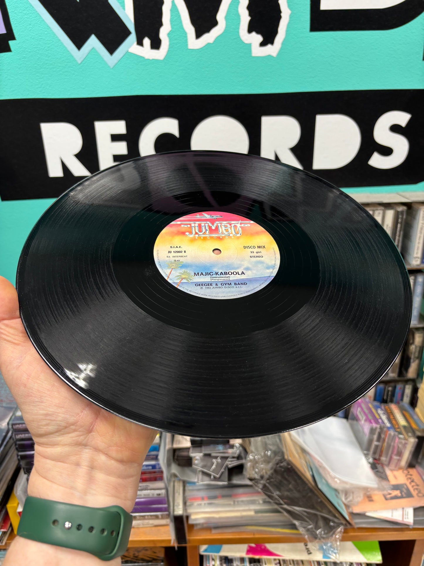 GeeGee & Gym Band: Majic-Kaboola, 12inch, Jumbo Records, Italy 1983