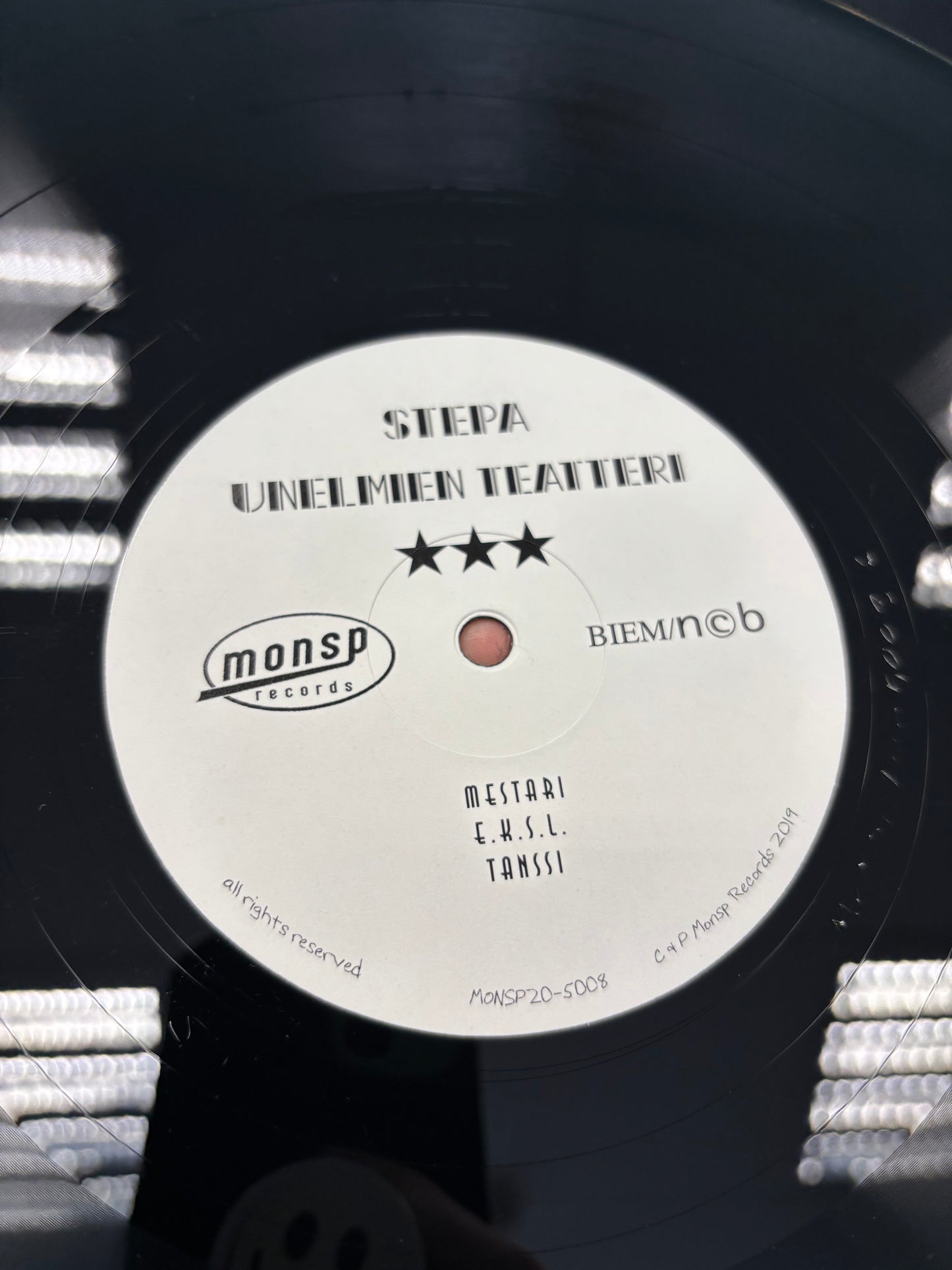 Stepa: Unelmien Teatteri, 2LP, gatefold, Only pressing, Monsp Records, Finland 2019