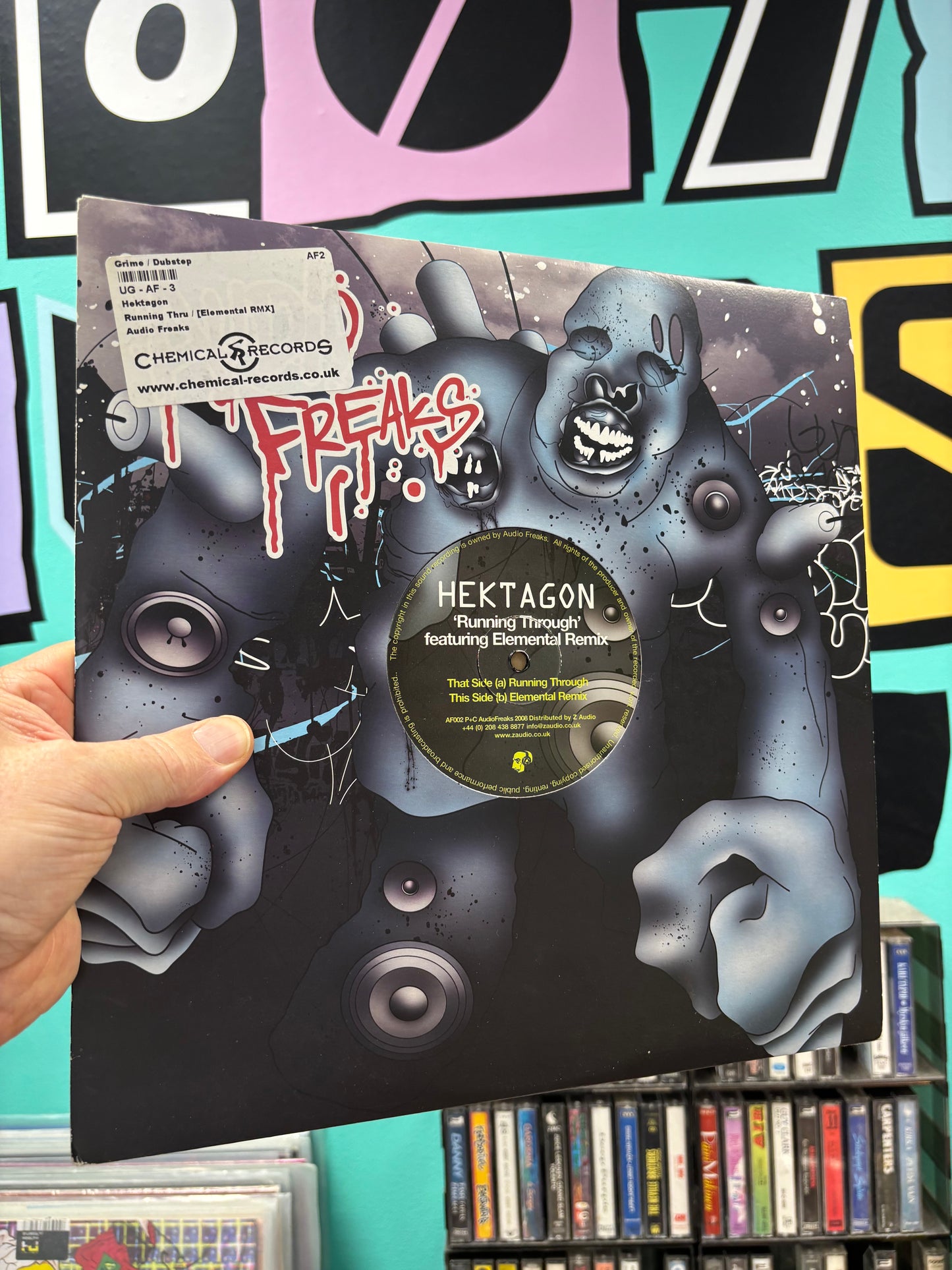 Hektagon: Running Through, 12inch, Only official pressing, Audio Freaks, UK 2008