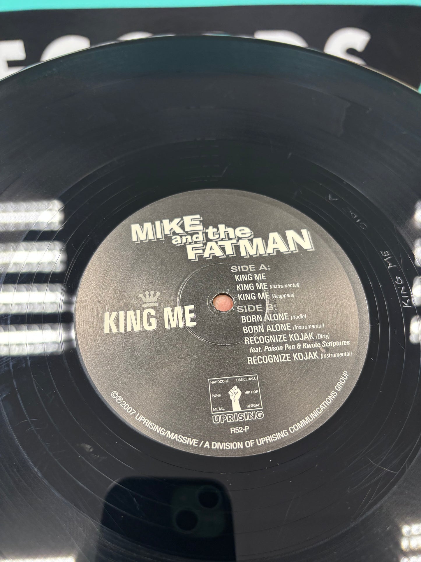 Mike and the Fatman: King Me, 12inch, Only pressing, Uprising Records, US 2007