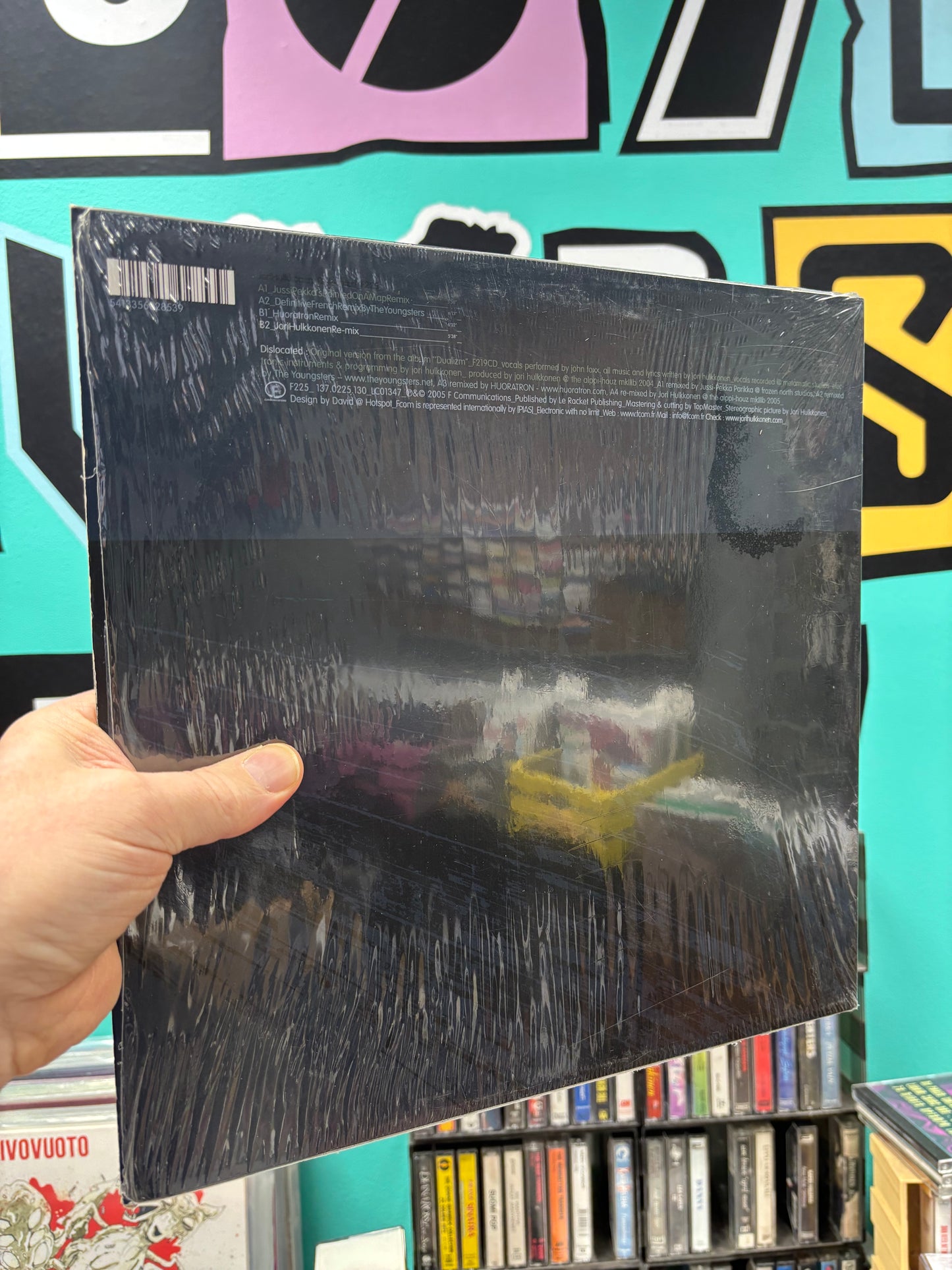Jori Hulkkonen: Dislocated, 12inch, Only vinyl pressing, F Communications, Play It Again Sam [PIAS], Europe 2005
