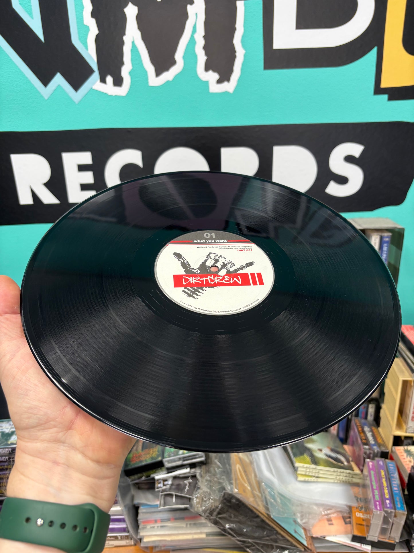 Dirtcrew: What You Want/Nervous, 12inch, Only official pressing, Dirt Crew Recordings, Germany 2004