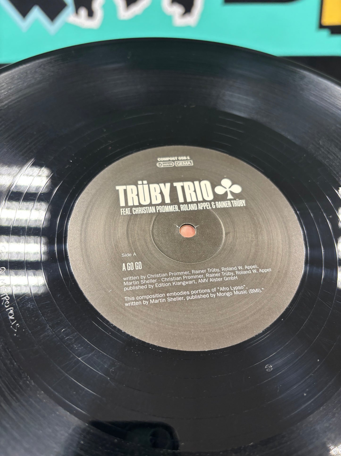 Trüby Trio: A-Go-Go/Carajillo, 12inch, Only official pressing, Compost Records, Germany 1999