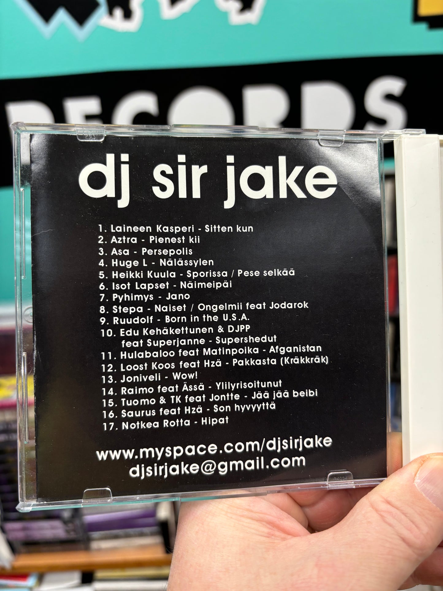 DJ Sir Jake: Mixtape Suomityylit Vol. 3, CDr, Only pressing, Self-Released, Finland Year?