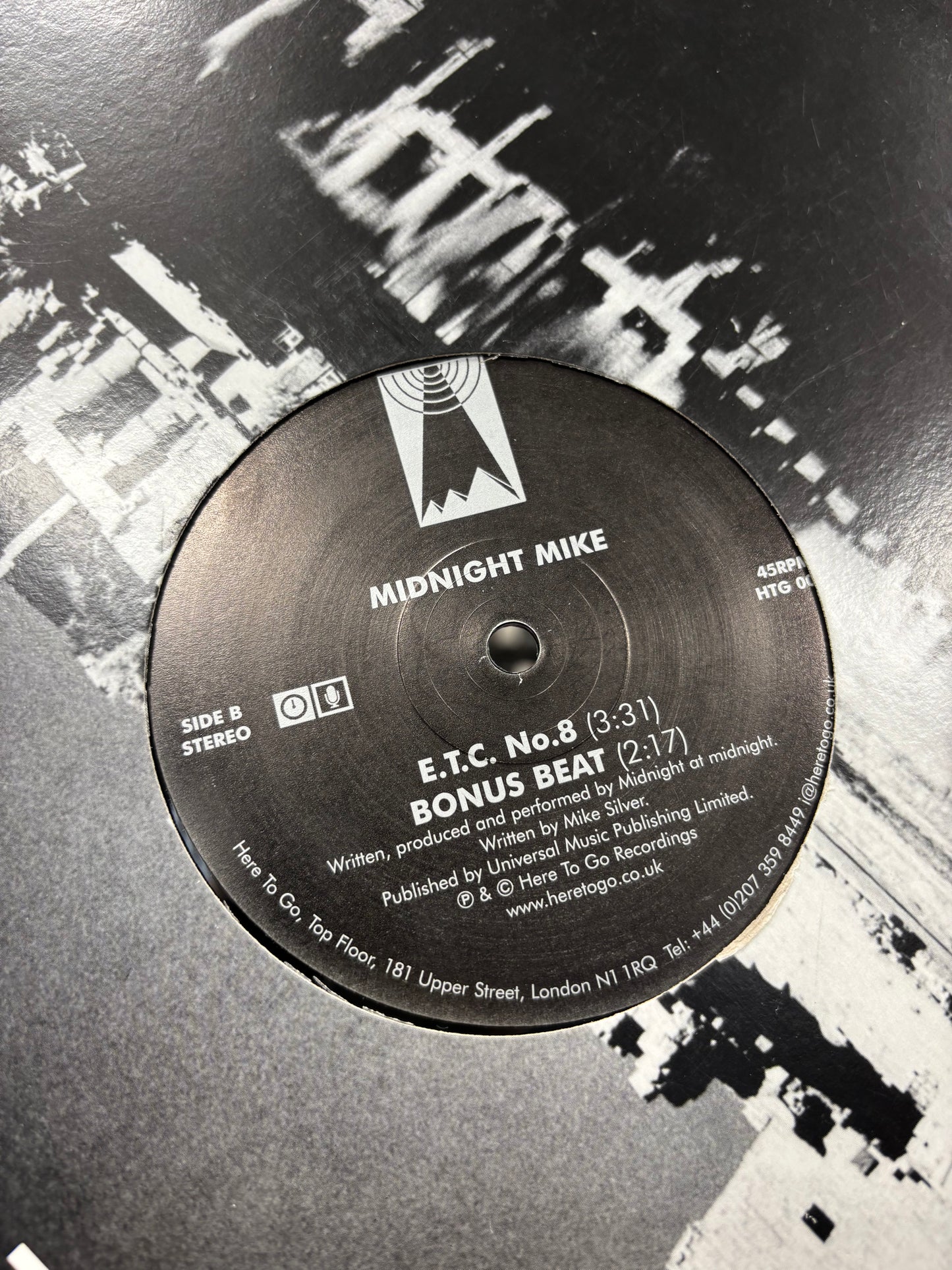 Midnight Mike: Time’s Up, 12inch, Only official pressing, Here To Go, UK 2005