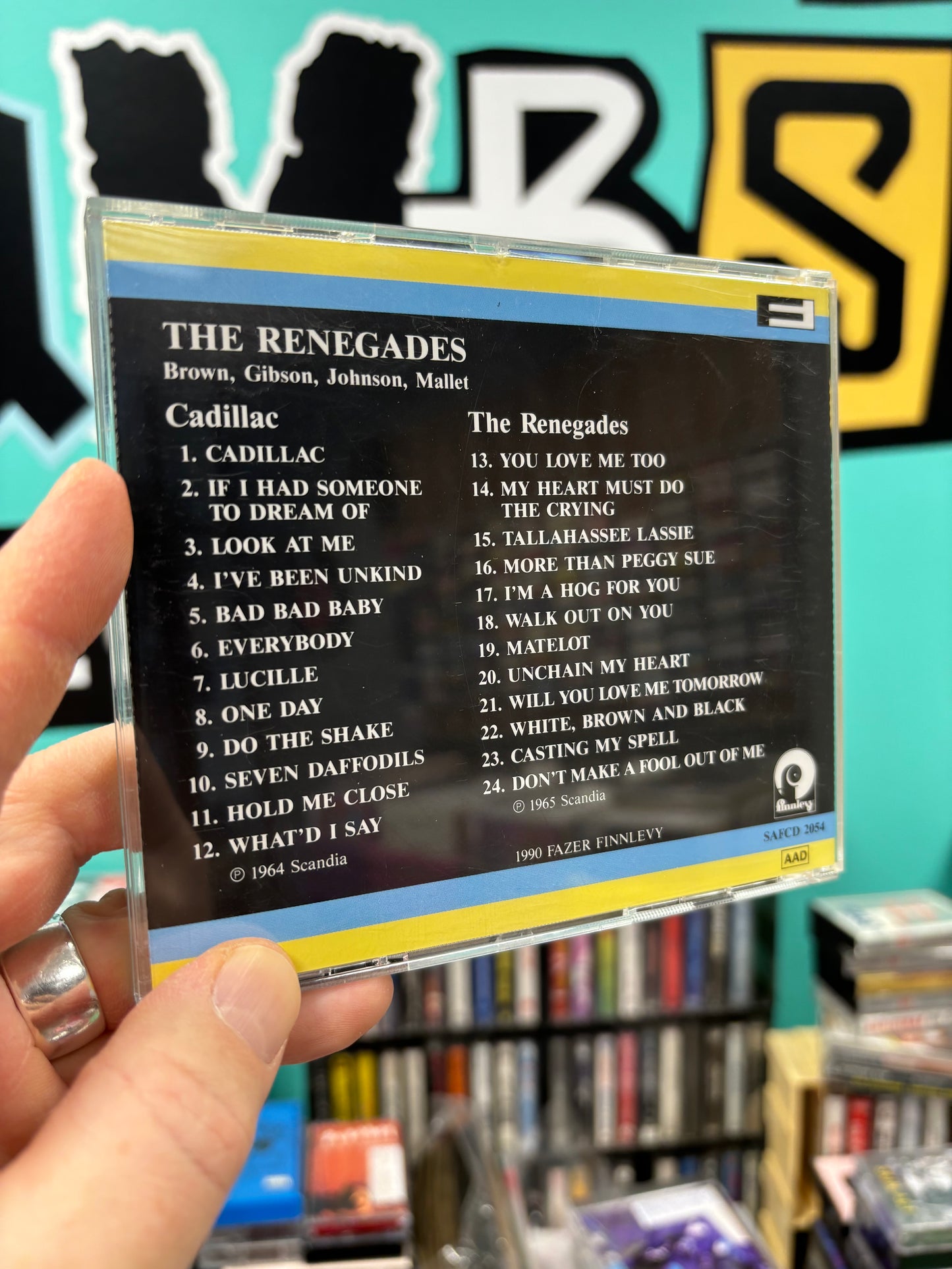 The Renegades: Cadillac/The Renegades, CD, Only CD pressing, Finland 1990