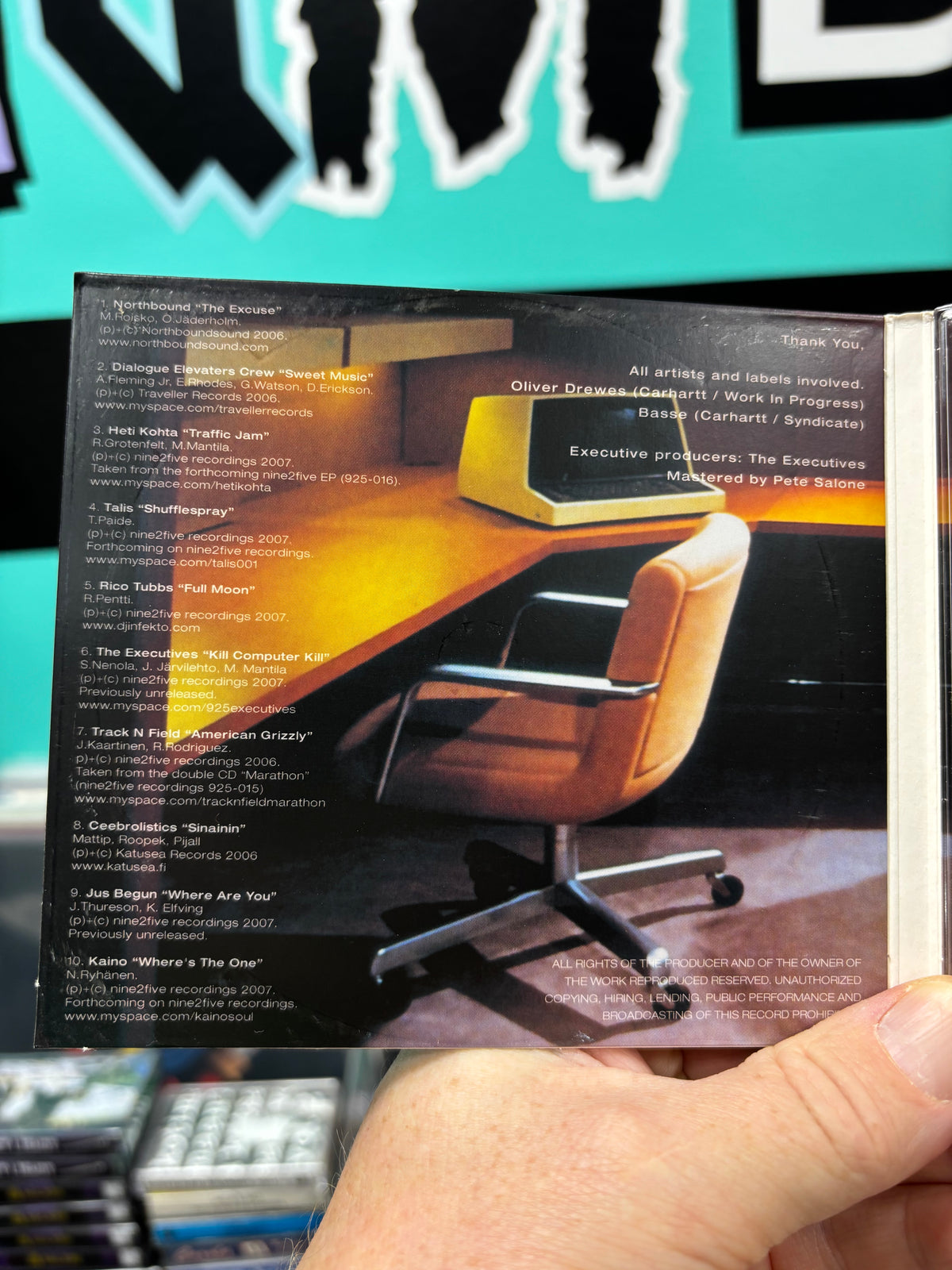 Sold Out, CD, Only pressing, compilation, promo, Nine2Five Recordings, Finland 2007