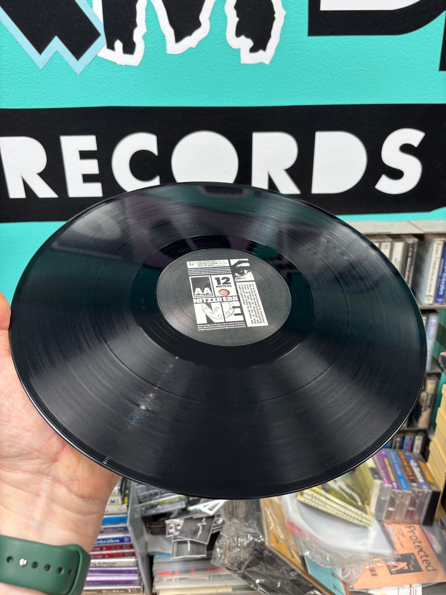 Nitzer Ebb: Fun To Be Had/Getting Closer (Mixes), 12inch, 1st pressing, Mute, UK 1990