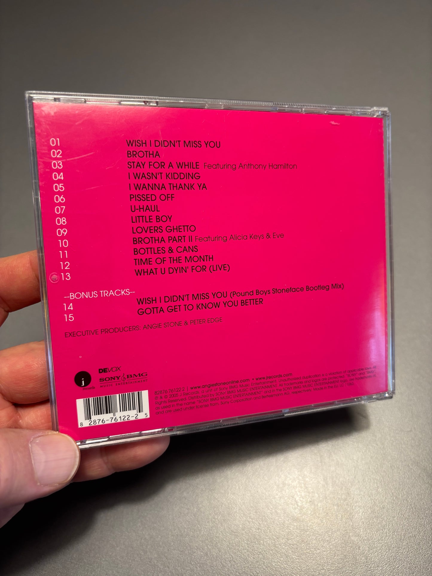 Angie Stone: The Very Best Of Angie Stone, CD, Special Edition, J Records, DeVox, Europe 2005