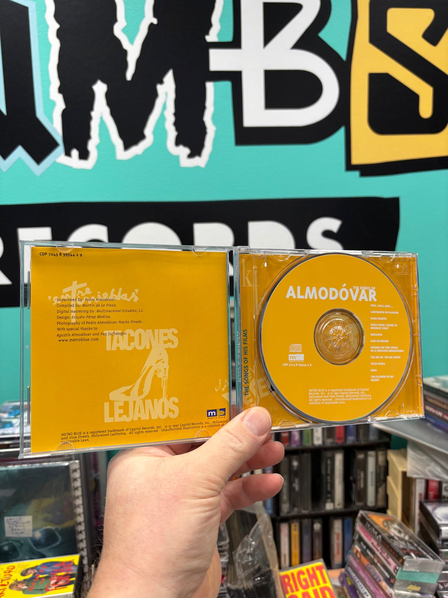 The Songs Of Almodóvar, CD, Metro Blue, US 1997