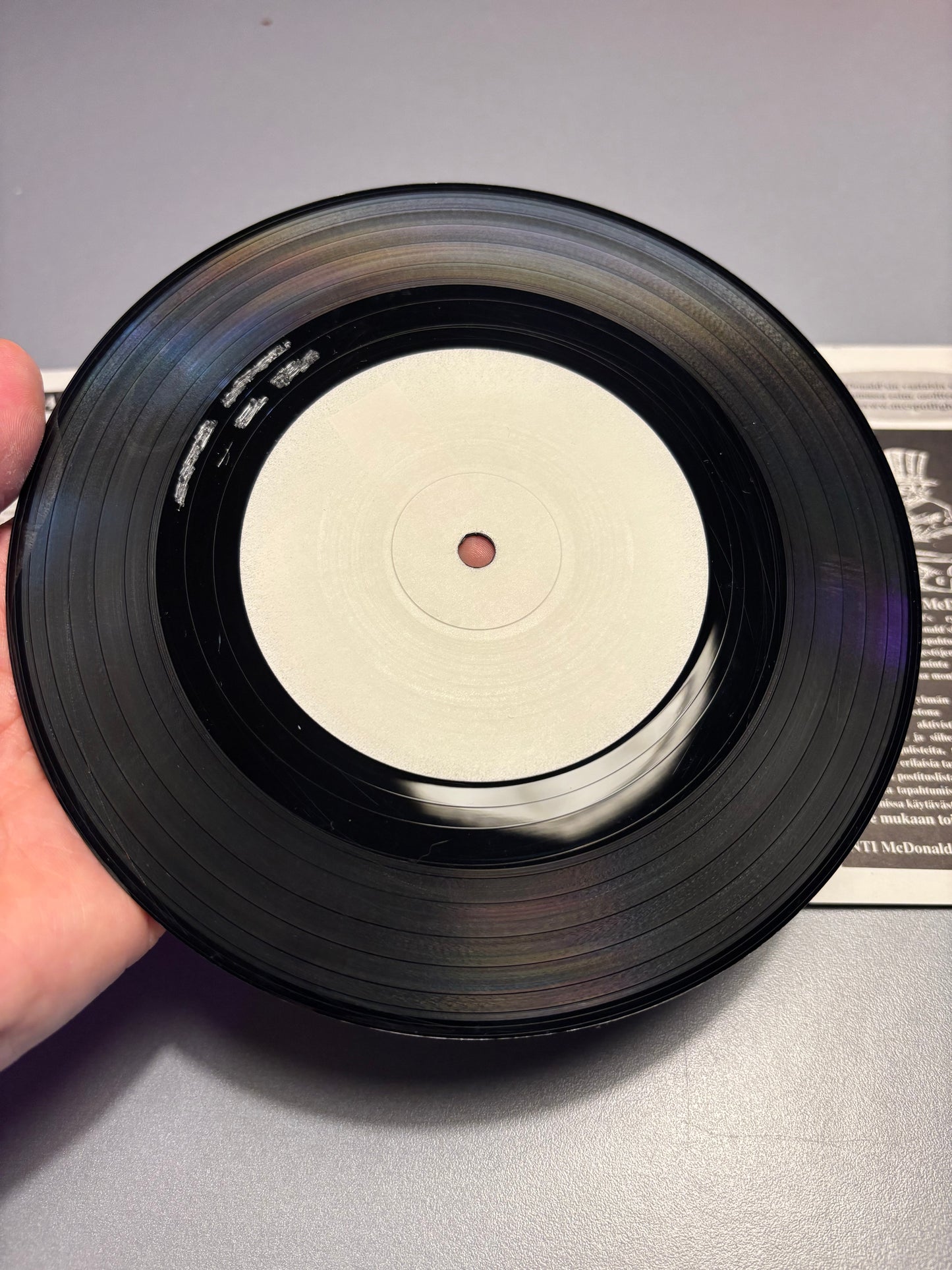 MCD: A Movement Changing The Direction, 7inch, Only pressing, Not On Label, Finland 1996