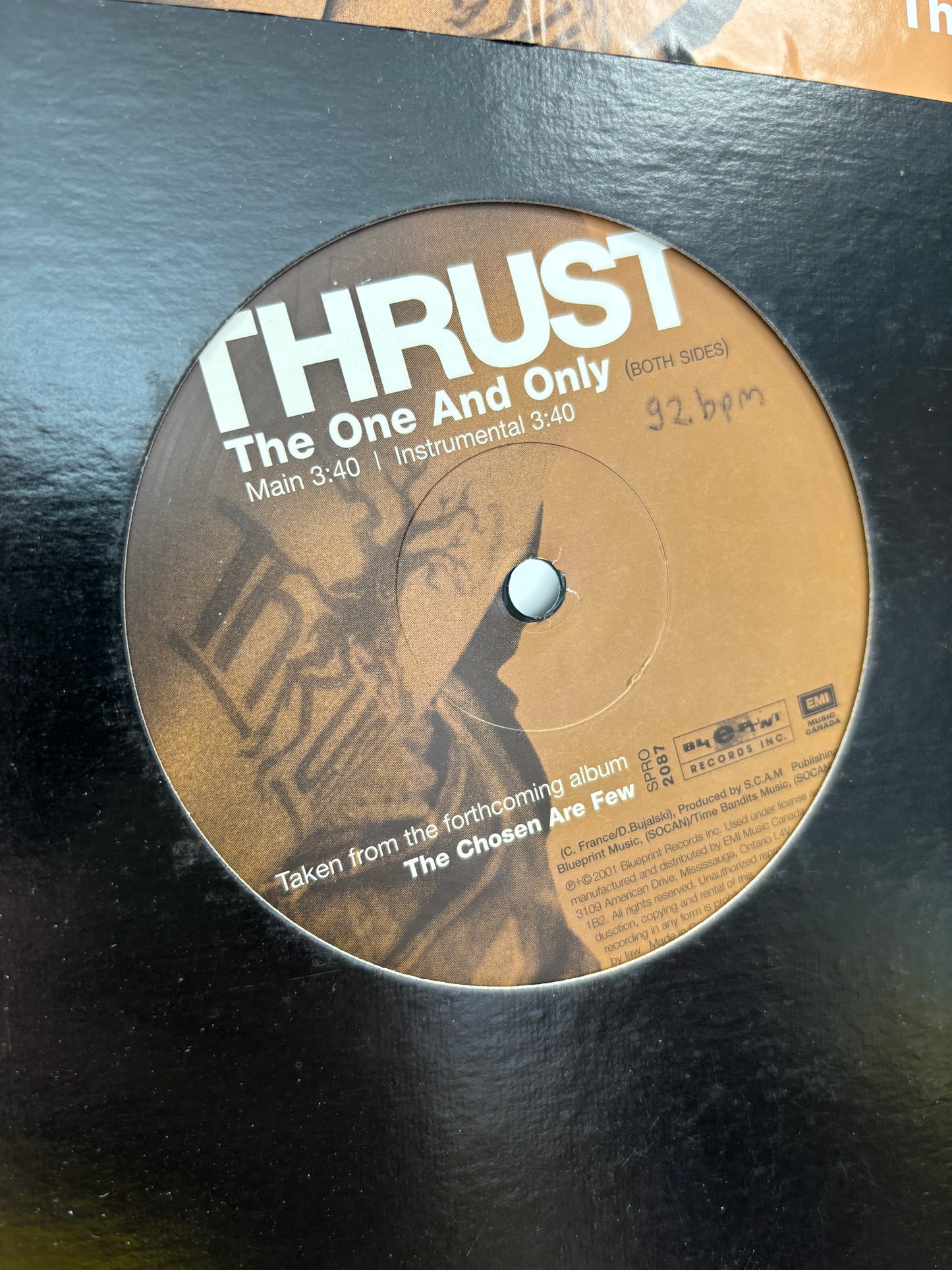 Thrust: The One And Only, 12inch, Only vinyl pressing, Blueprint Records Inc., Canada 2001