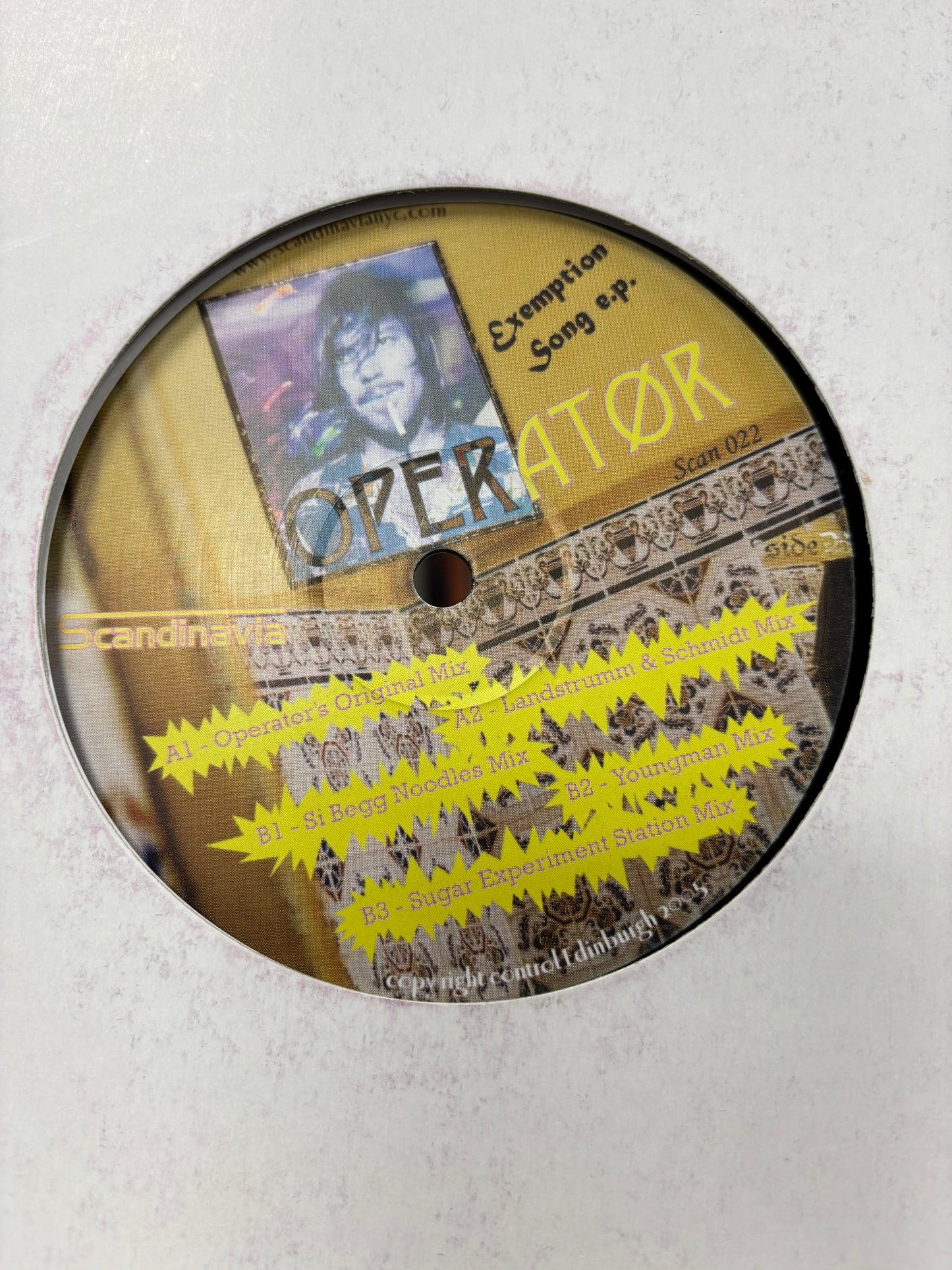 Operatør: Exemption Song E.P., 12inch, Only official pressing, Scandinavia, UK 2005