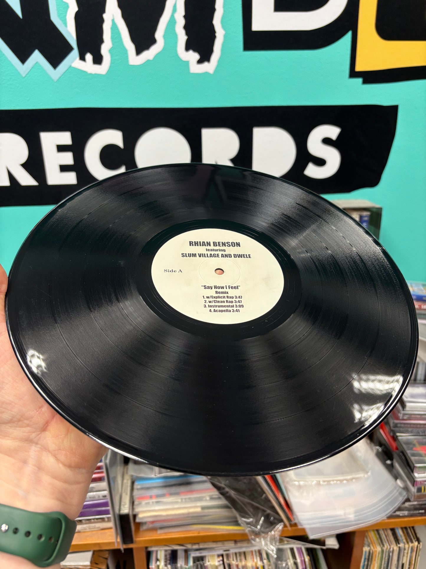 Rhian Benson feat. Slum Village and Dwele: Say How I Feel, 12inch, Promo, white label, DKG Music Inc., US 2004