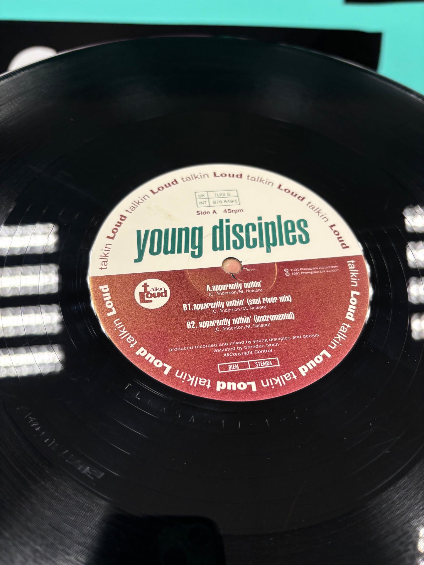 Young Disciples: Apparently Nothin’, 12inch, Talkin’ Loud, Europe 1991