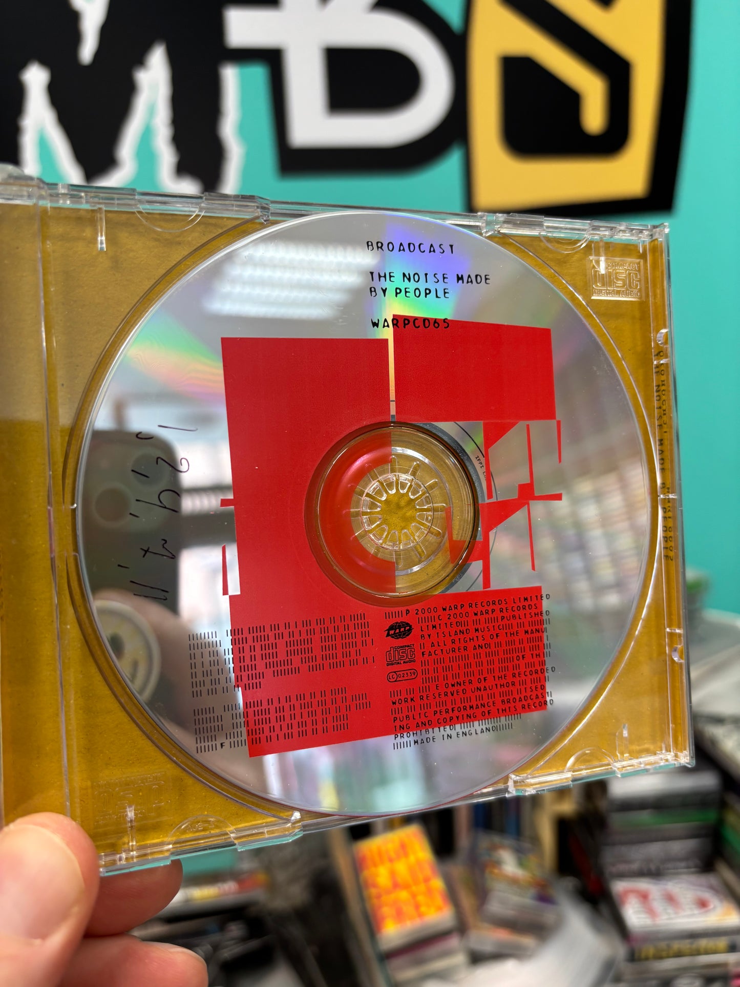 Broadcast: The Noise Made By People, CD, 1st pressing, Warp Records, UK 2000