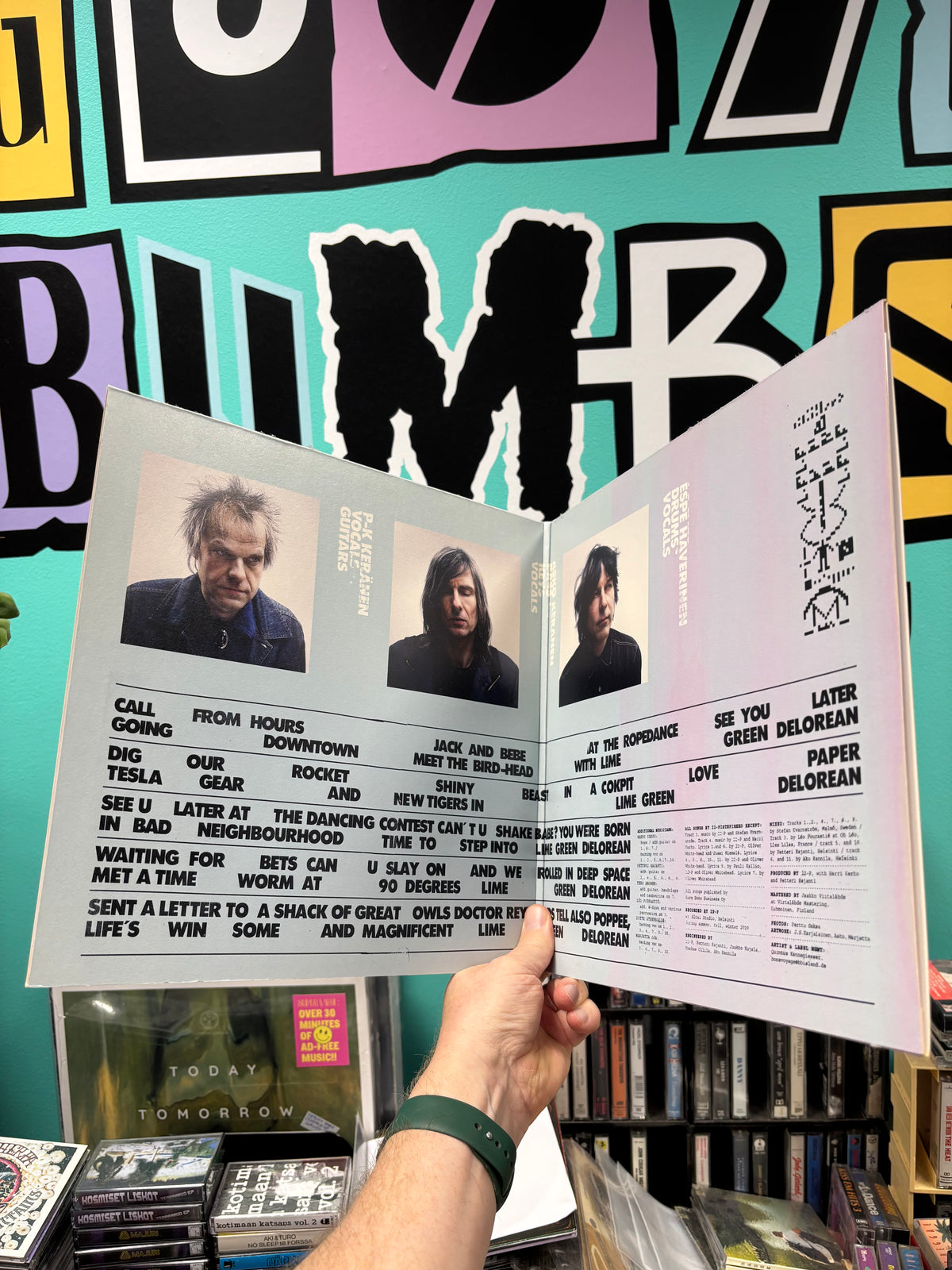 22 Pistepirkko: Lime Green Delorean, 2LP, 1st pressing, Only vinyl pressing, gatefold, Bone Voyage Recording Company, Europe 2011