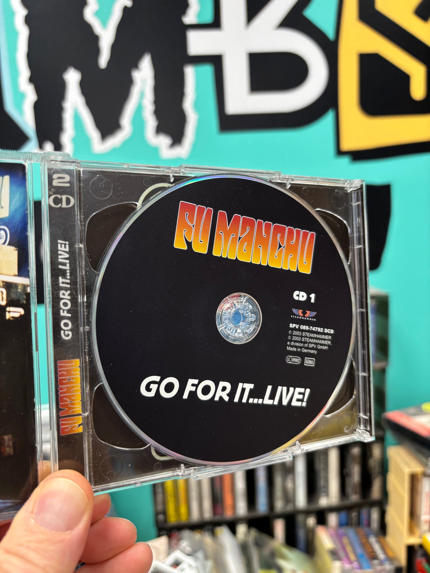 Fu Manchu: Go For It…Live!, 2CD, 1st pressing, Steamhammer, Germany 2003