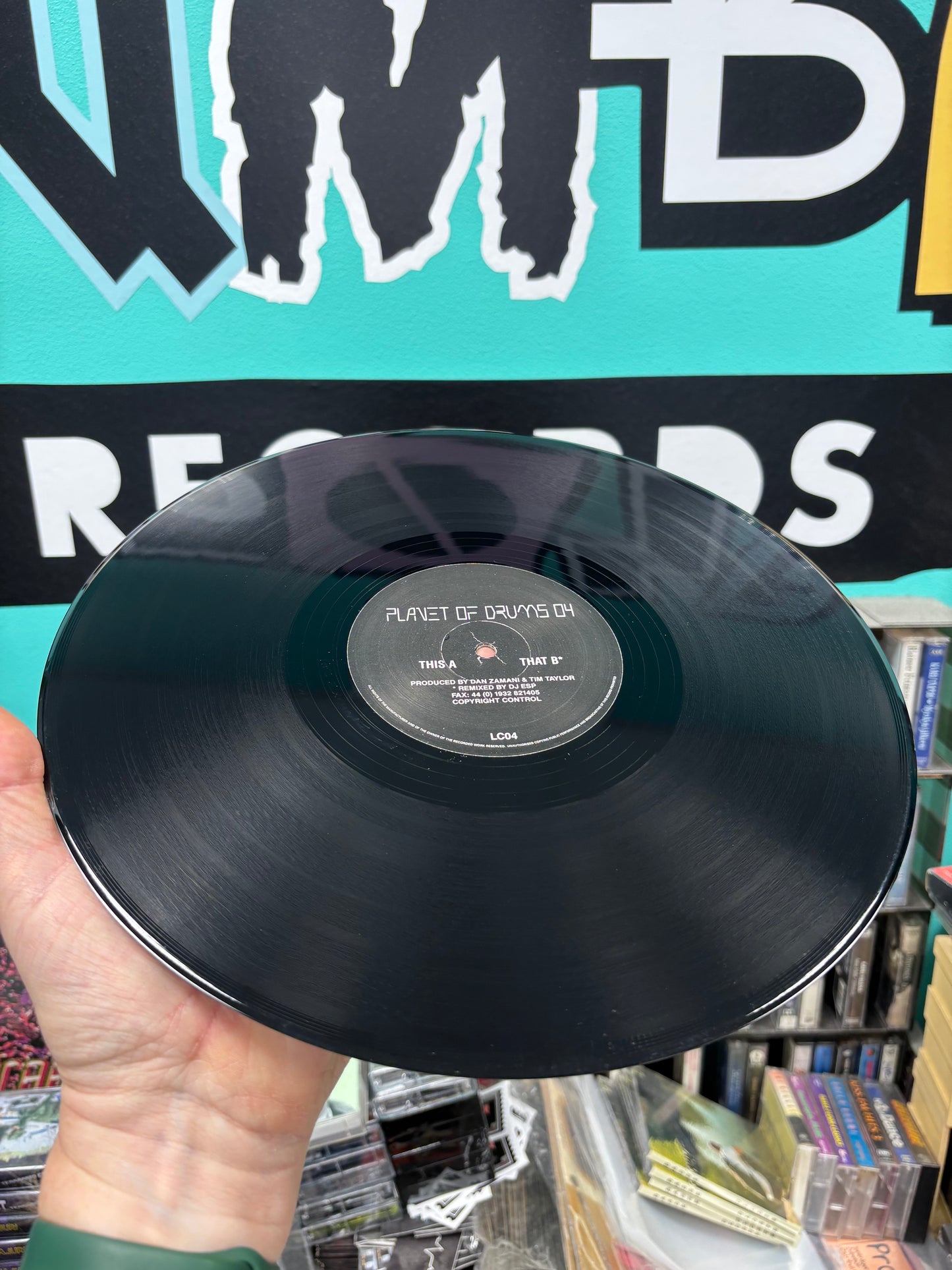 Dan Zamani & Tim Taylor: Planet Of Drums 04, 2x12inch, Only official pressing, Planet Of Drums, UK 1995