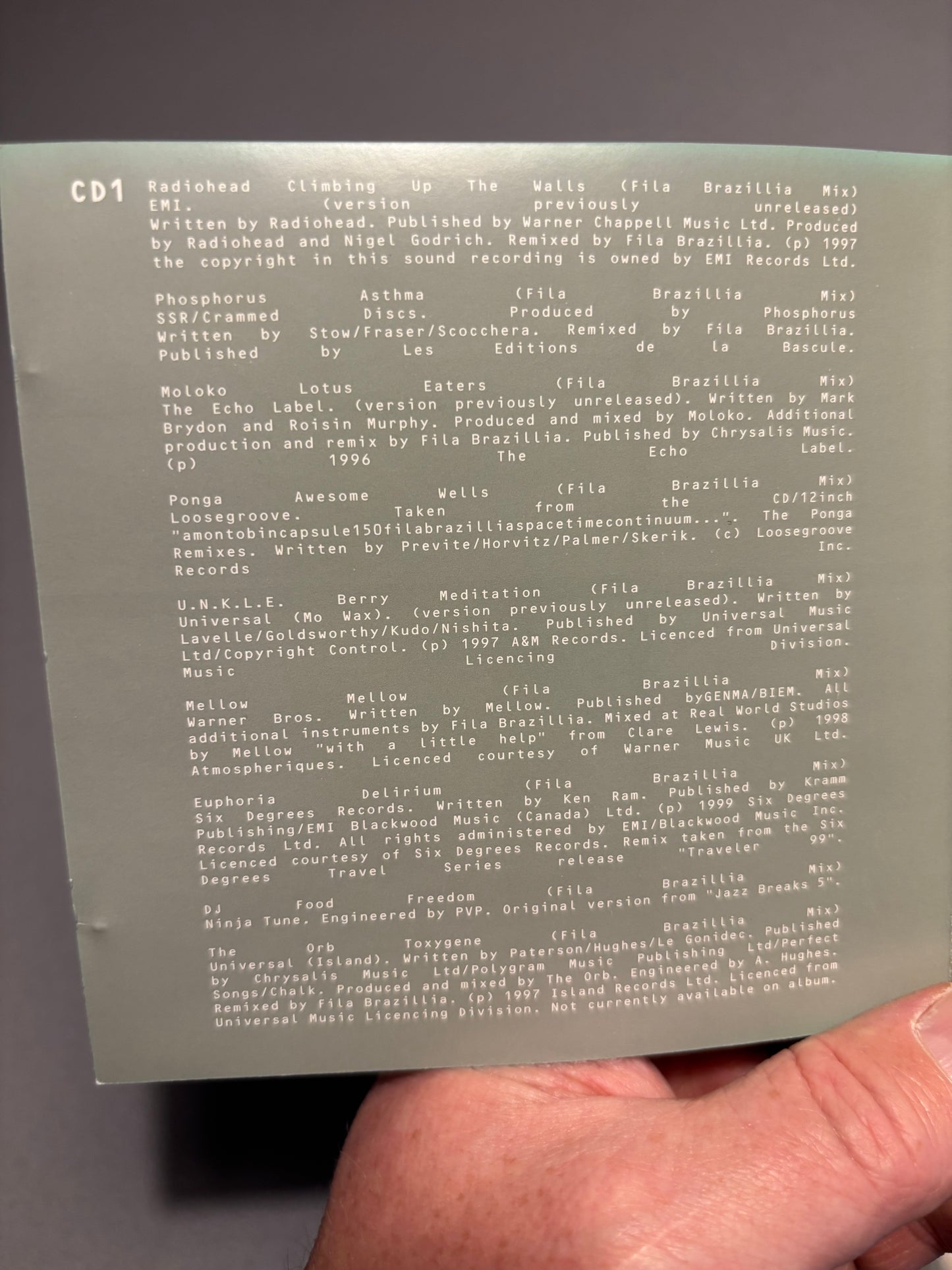 Fila Brazillia: Brazilification (Remixes 95-99), 2CD, Only CD pressing, Mixed, Compilation, Kudos Records, UK 1999