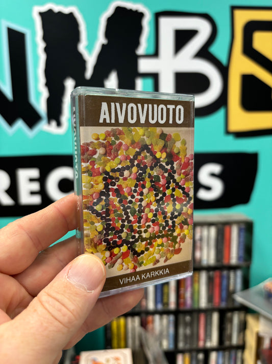 Aivovuoto: Vihaa Karkkia, C-cassette, EP, Limited Edition, Only cassette pressing, Monsp Records, Finland 2013