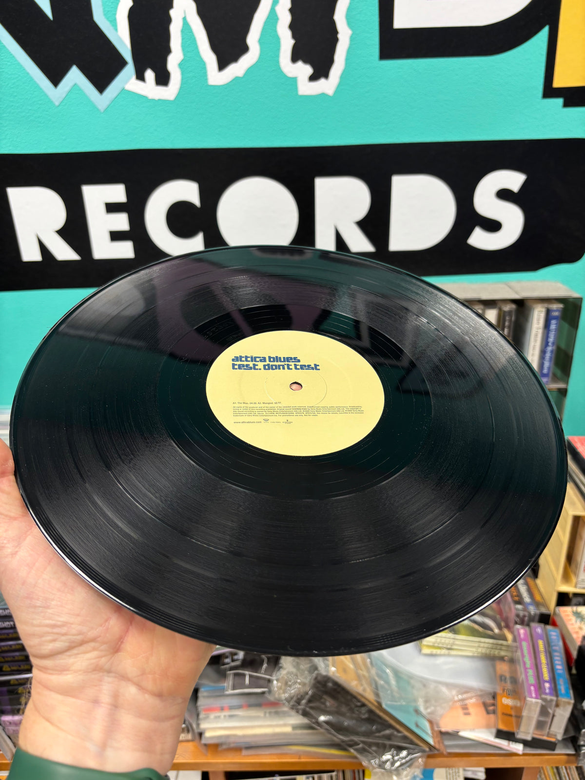 Attica Blues: Test. Don’t Test, 12inch, promo, Columbia, UK 2000