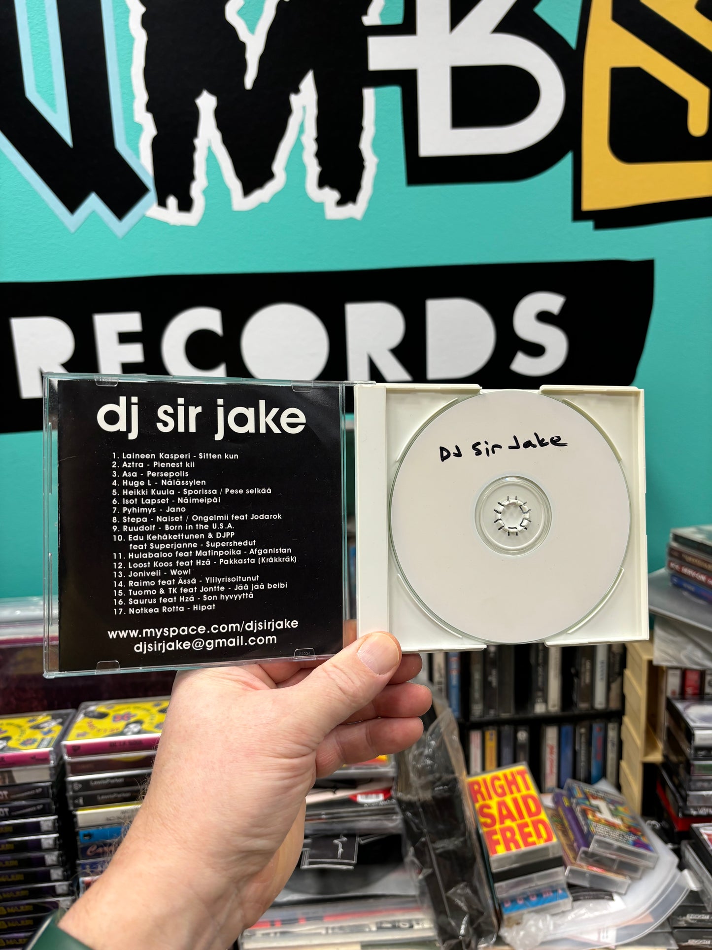 DJ Sir Jake: Mixtape Suomityylit Vol. 3, CDr, Only pressing, Self-Released, Finland Year?