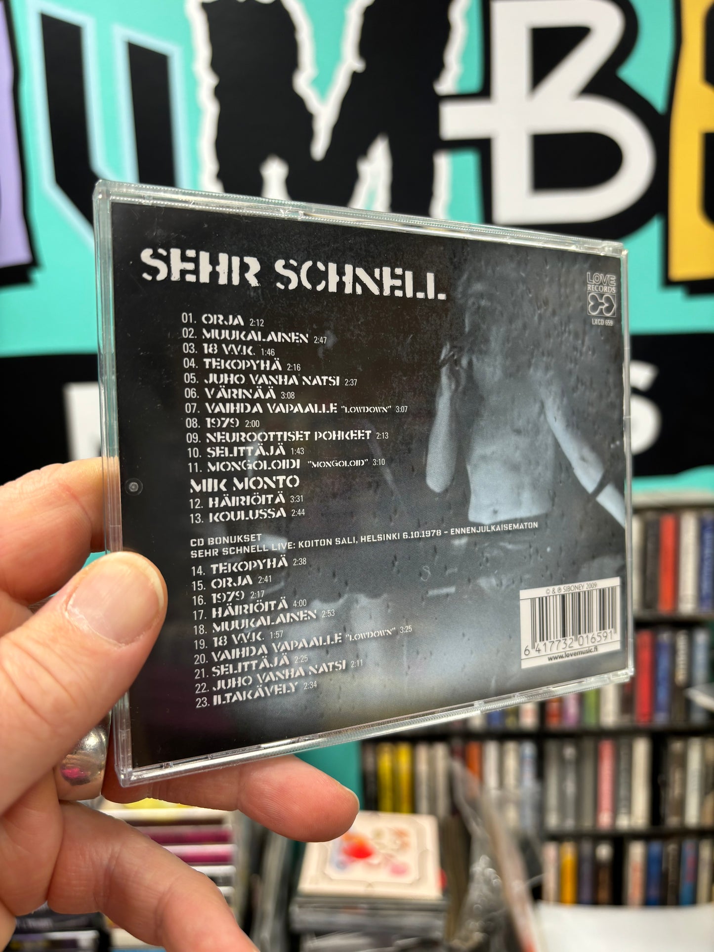 Sehr Schnell: Sehr Schnell, CD, remastered, Only pressing, Love Records, Finland 2009