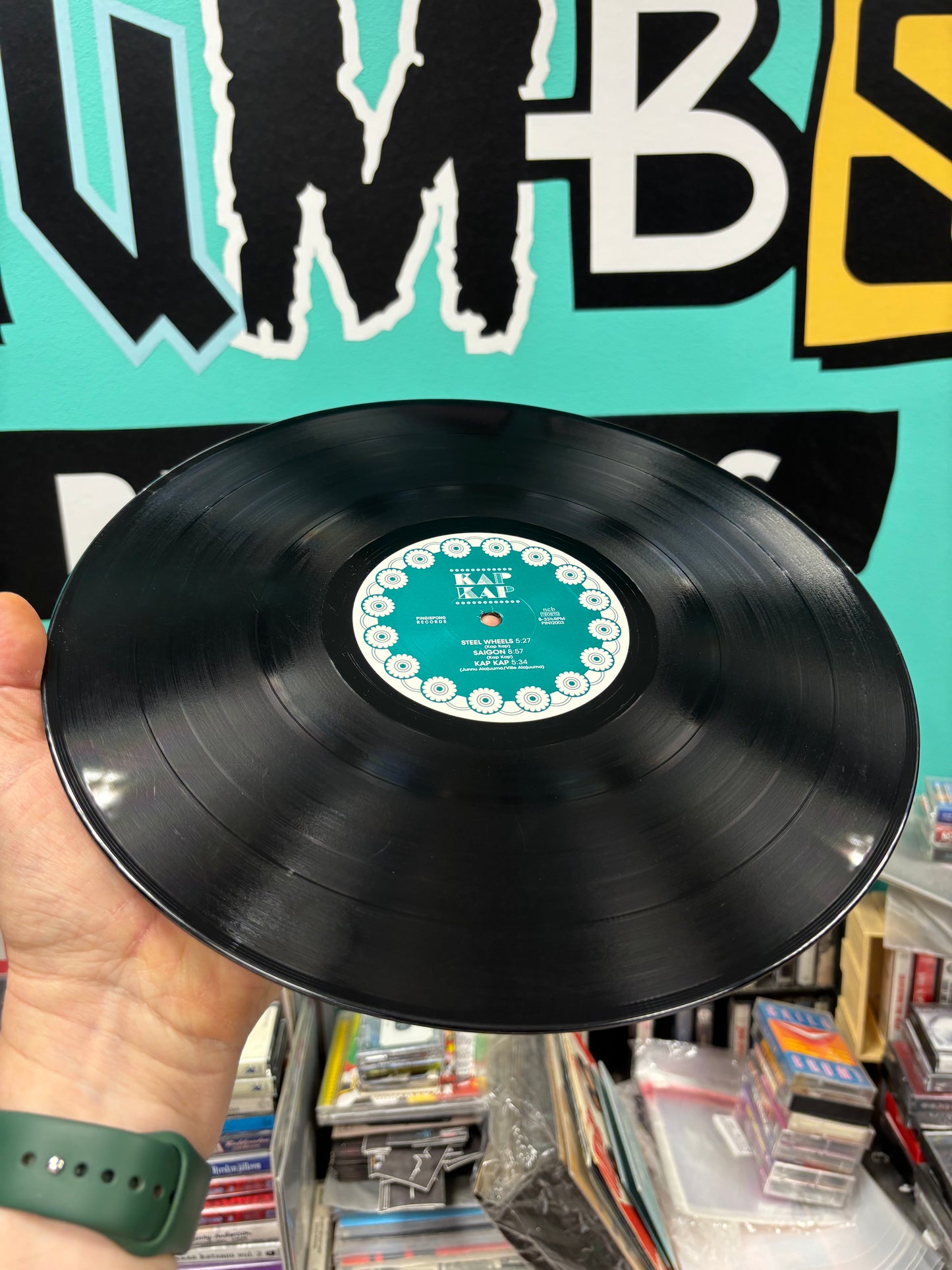 Kap Kap: Kap Kap EP, 12inch, Only pressing, Pingispong Records, Finland 2008