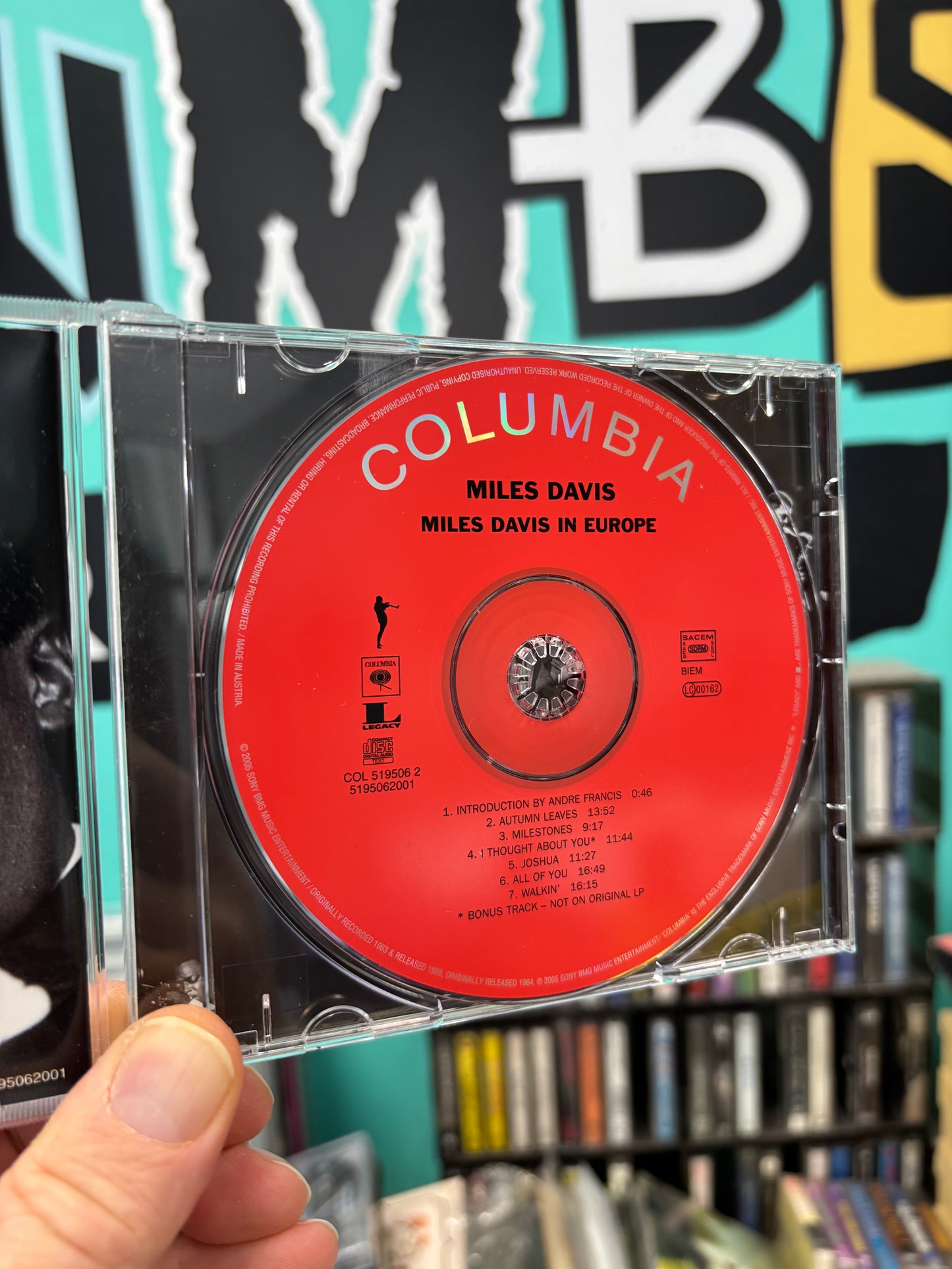 Miles Davis: Miles Davis In Europe, CD, reissue, remastered, Columbia, Legacy, Europe 2005
