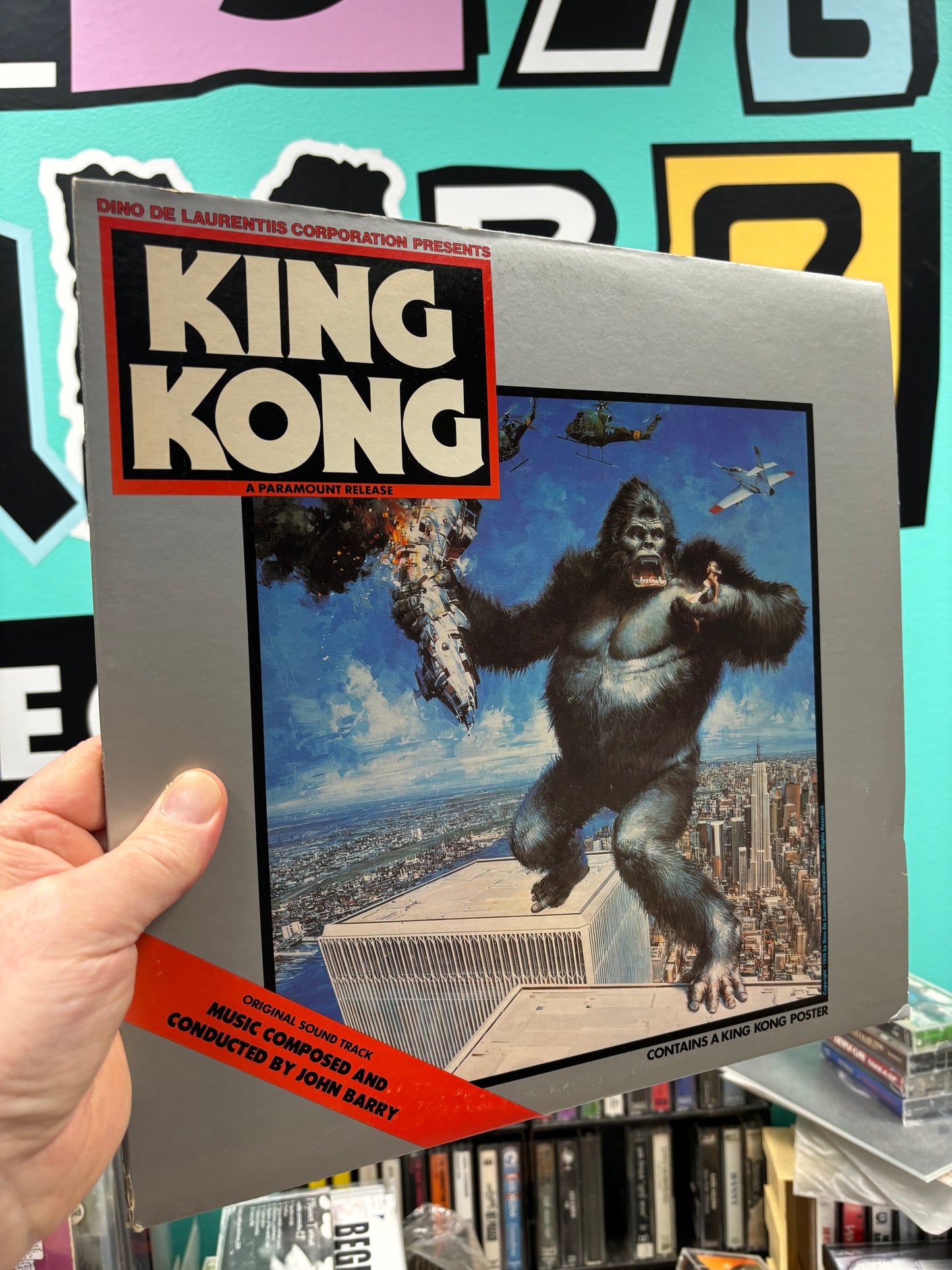 John Barry: King Kong (Original Sound Track), LP, Winchester pressing, Reprise Records, US 1976