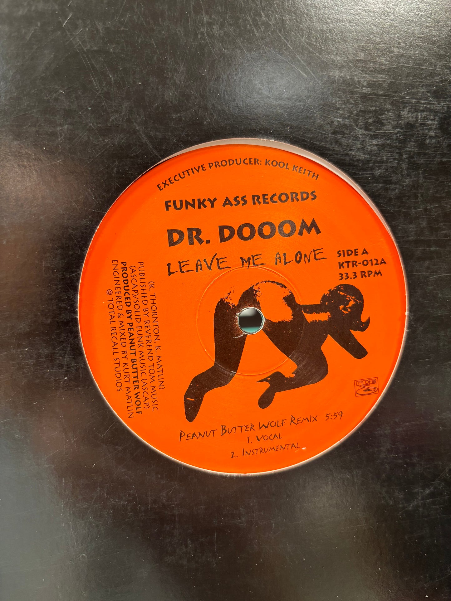 Dr. Dooom: Leave Me Alone Remixes, 12inch, Funky Ass Records, US 1999?