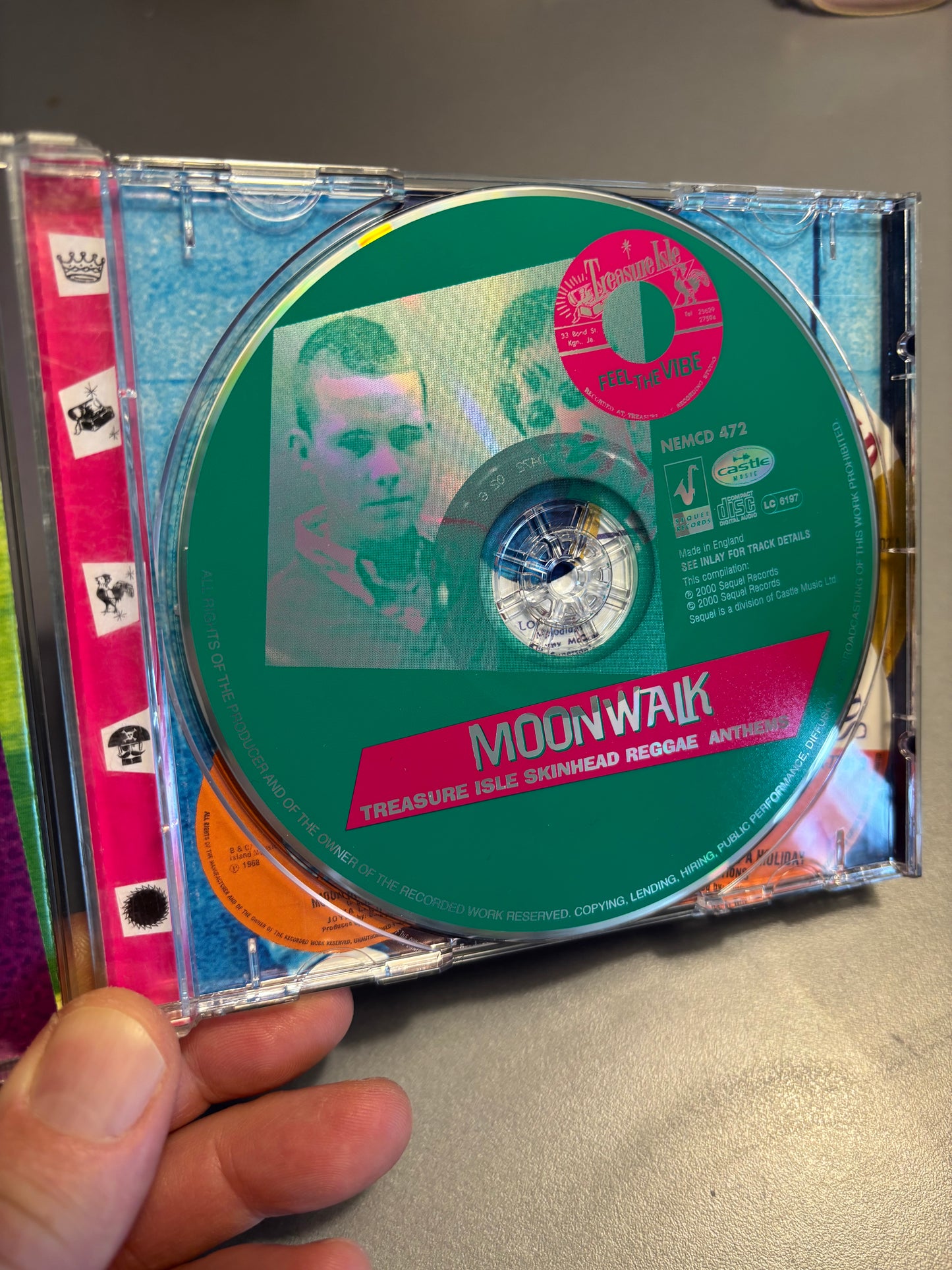 Moonwalk - Treasure Isle Skinhead Reggae Anthems, CD, Only pressing, Compilation, Sequel Records, UK 2000