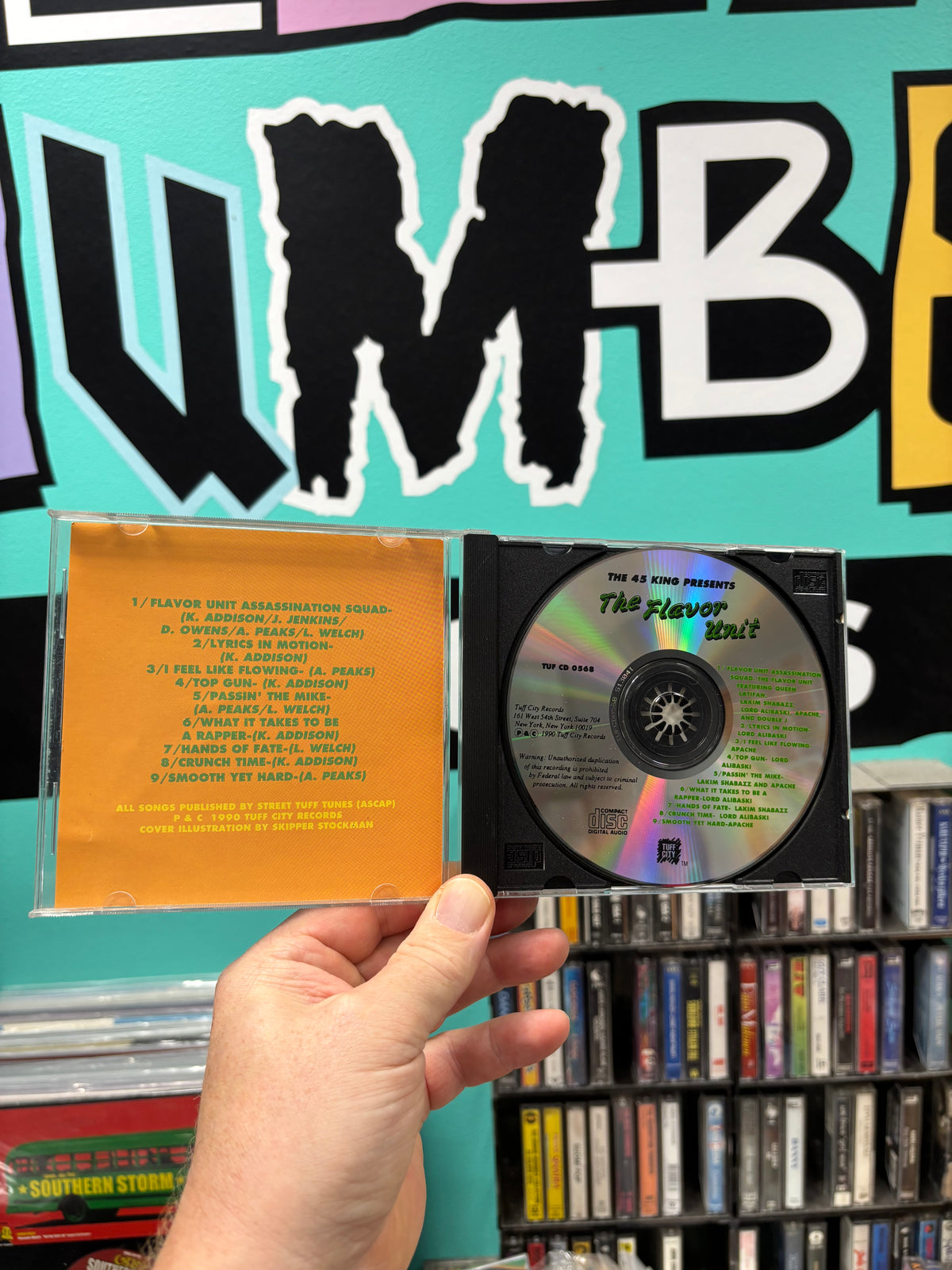 The 45 King Presents The Flavor Unit, CD, compilation, 1st pressing, Only CD pressing, Tuff City, US 1990