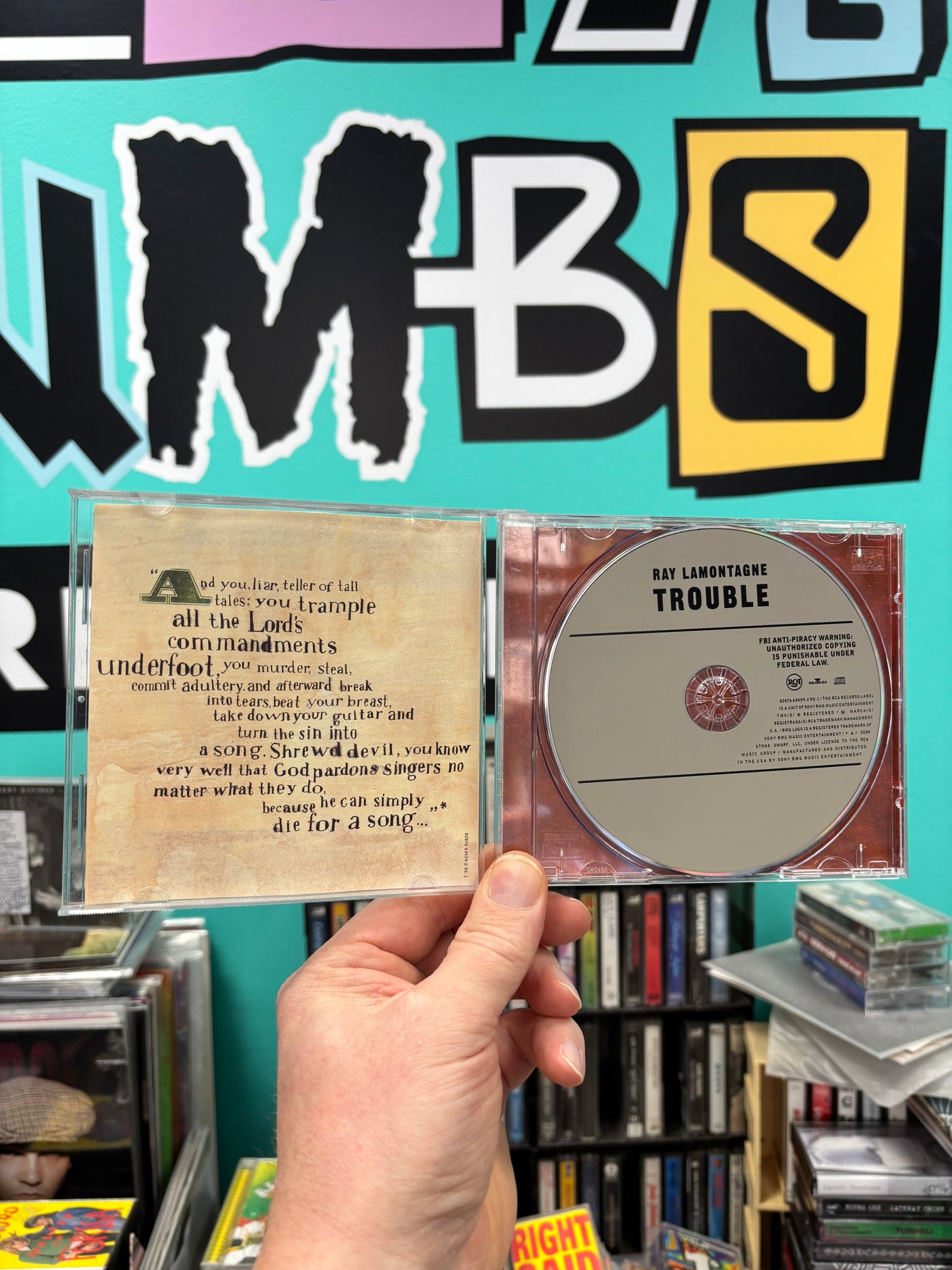 Ray Lamontagne: Trouble, CD, reissue, RCA, US 2004?