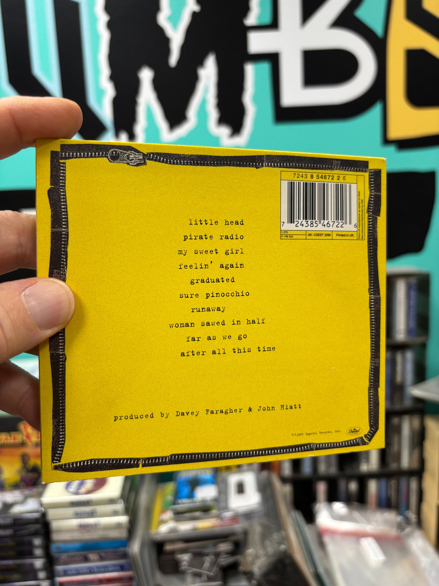 John Hiatt: Little Head, CD, Capitol Records, Europe 1997