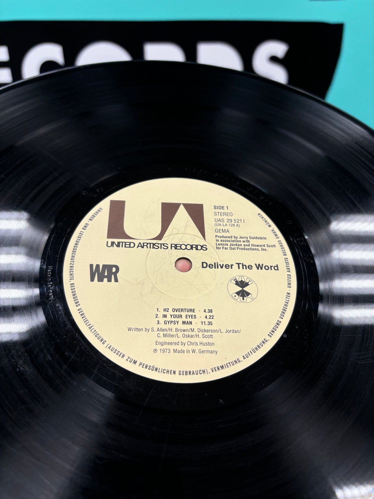 War: Deliver The Word, LP, United Artists Records, Germany 1973